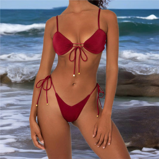 Strappy Bikini Set