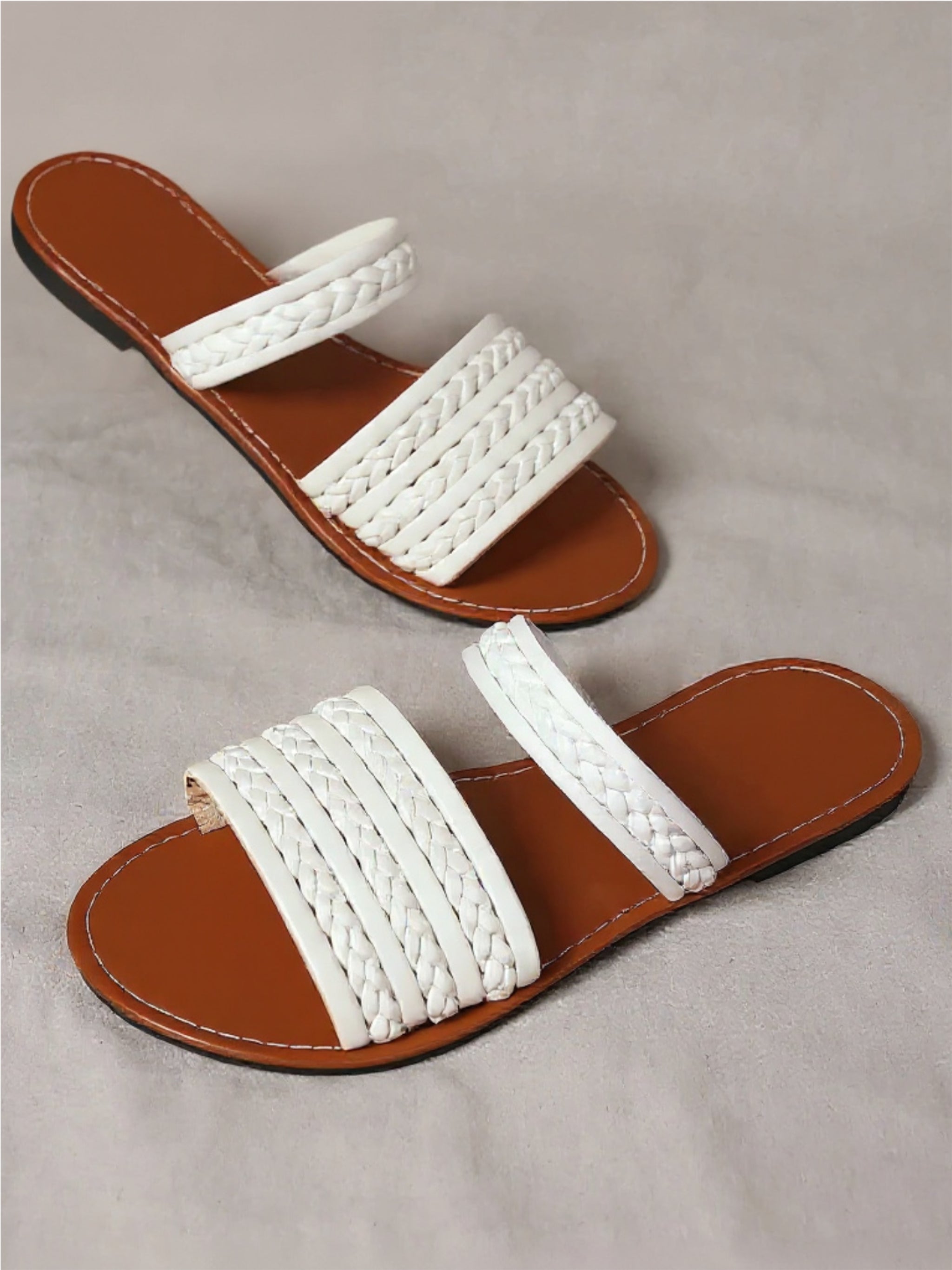 Open Toe Flats Sandals