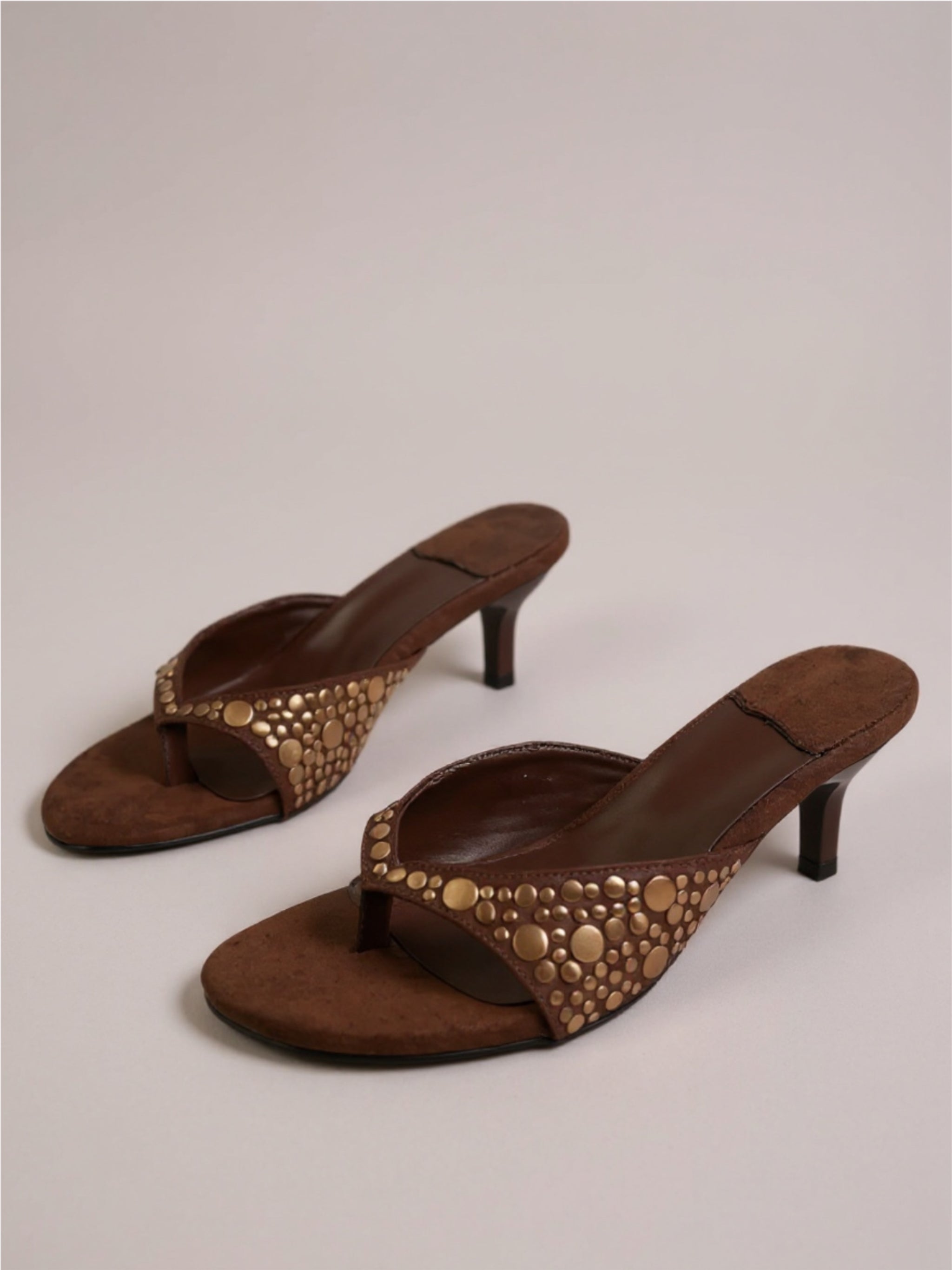 Open Toe Low Heels Sandals