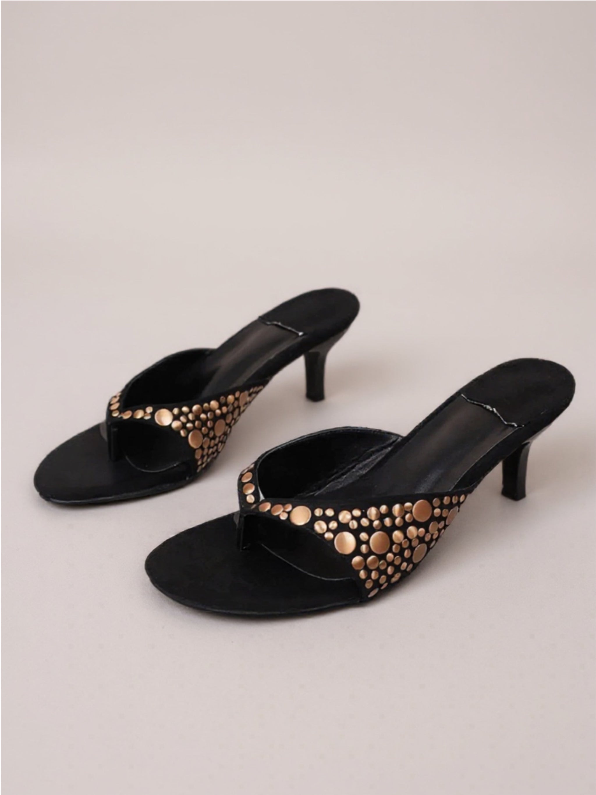 Open Toe Low Heels Sandals