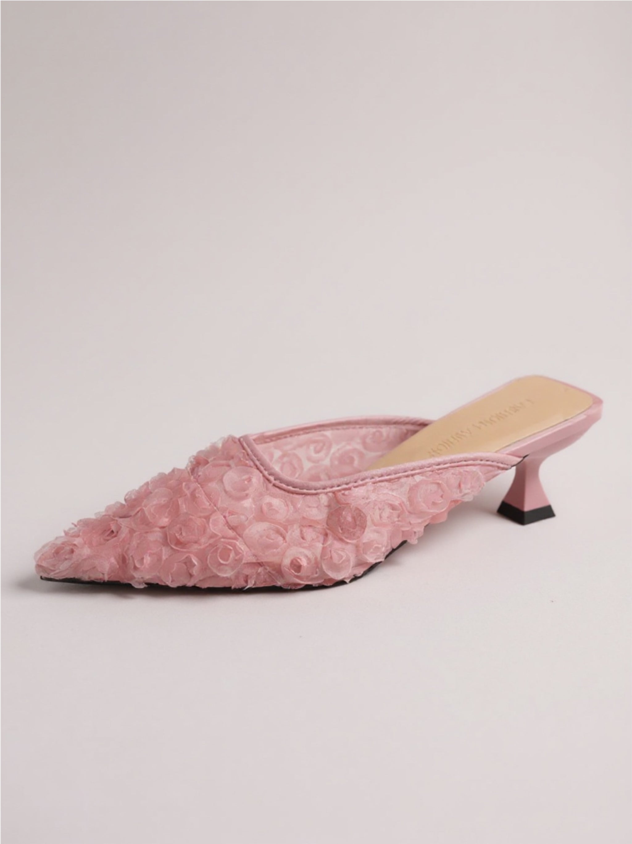 Flower Point Toe Heels