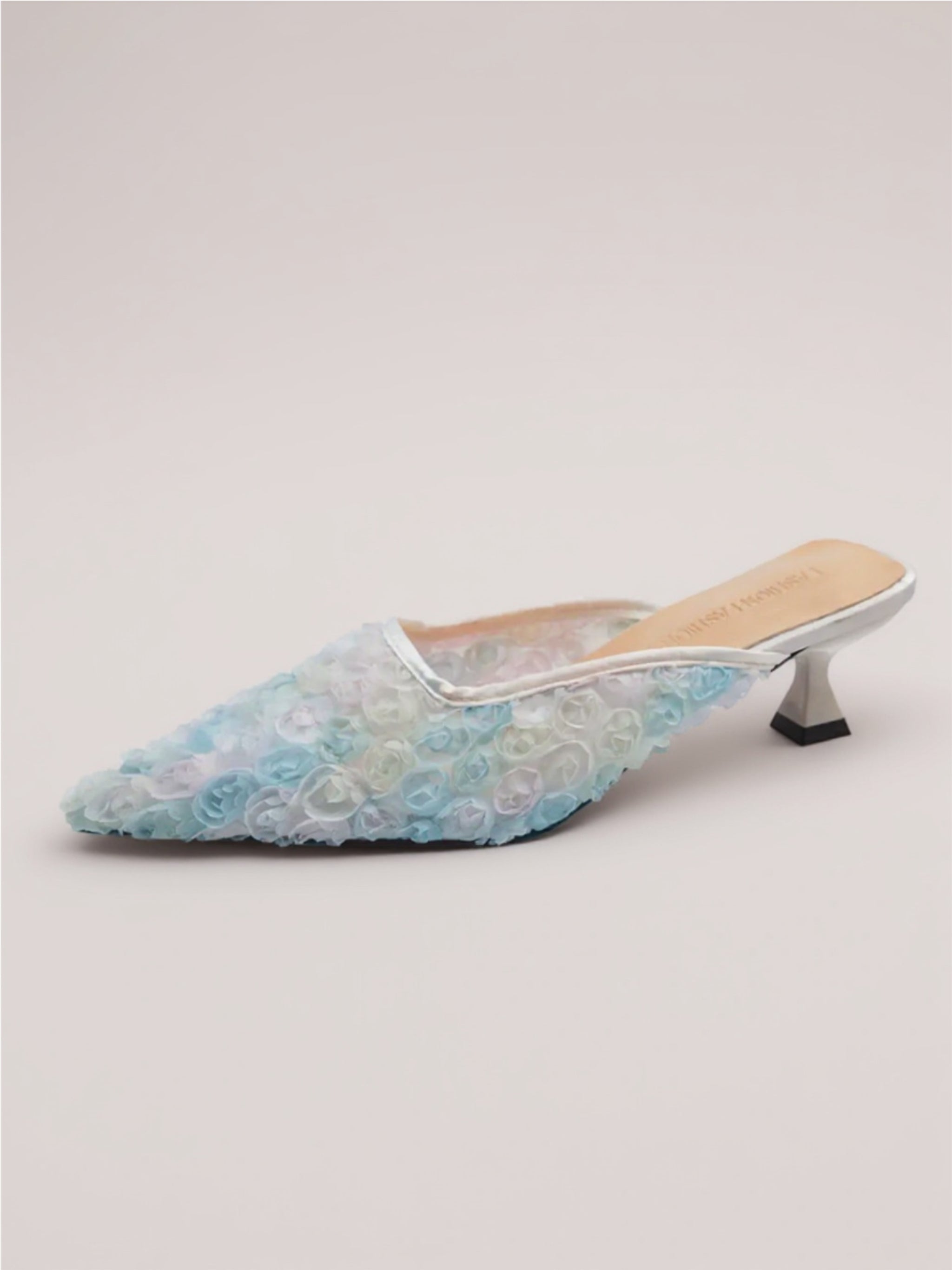 Flower Point Toe Heels