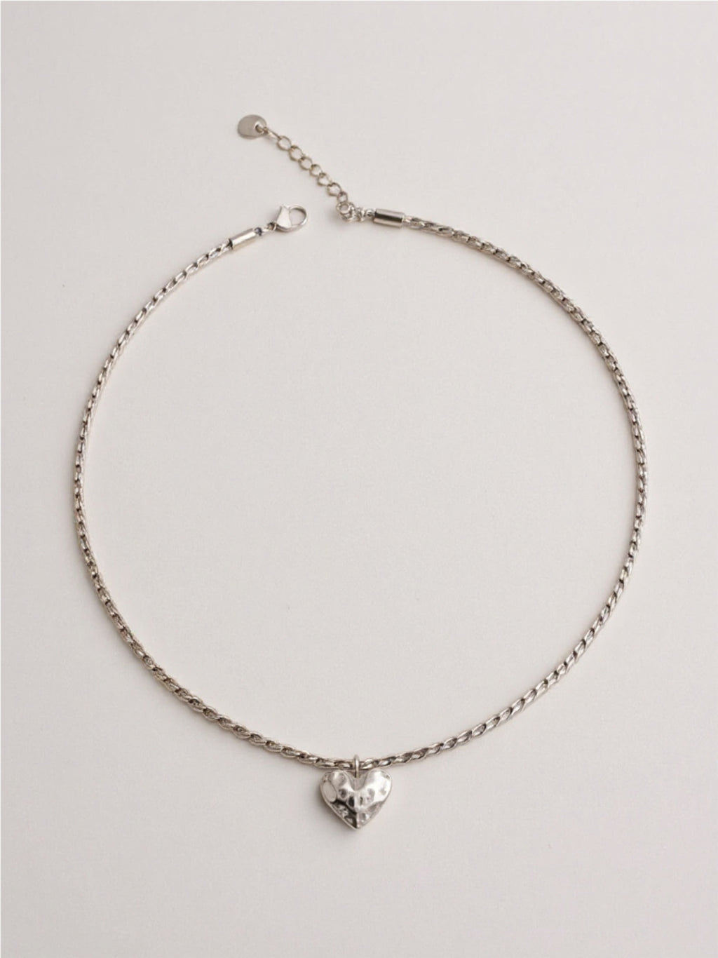 18K Gold Stainless Steel Heart Pendant Necklace