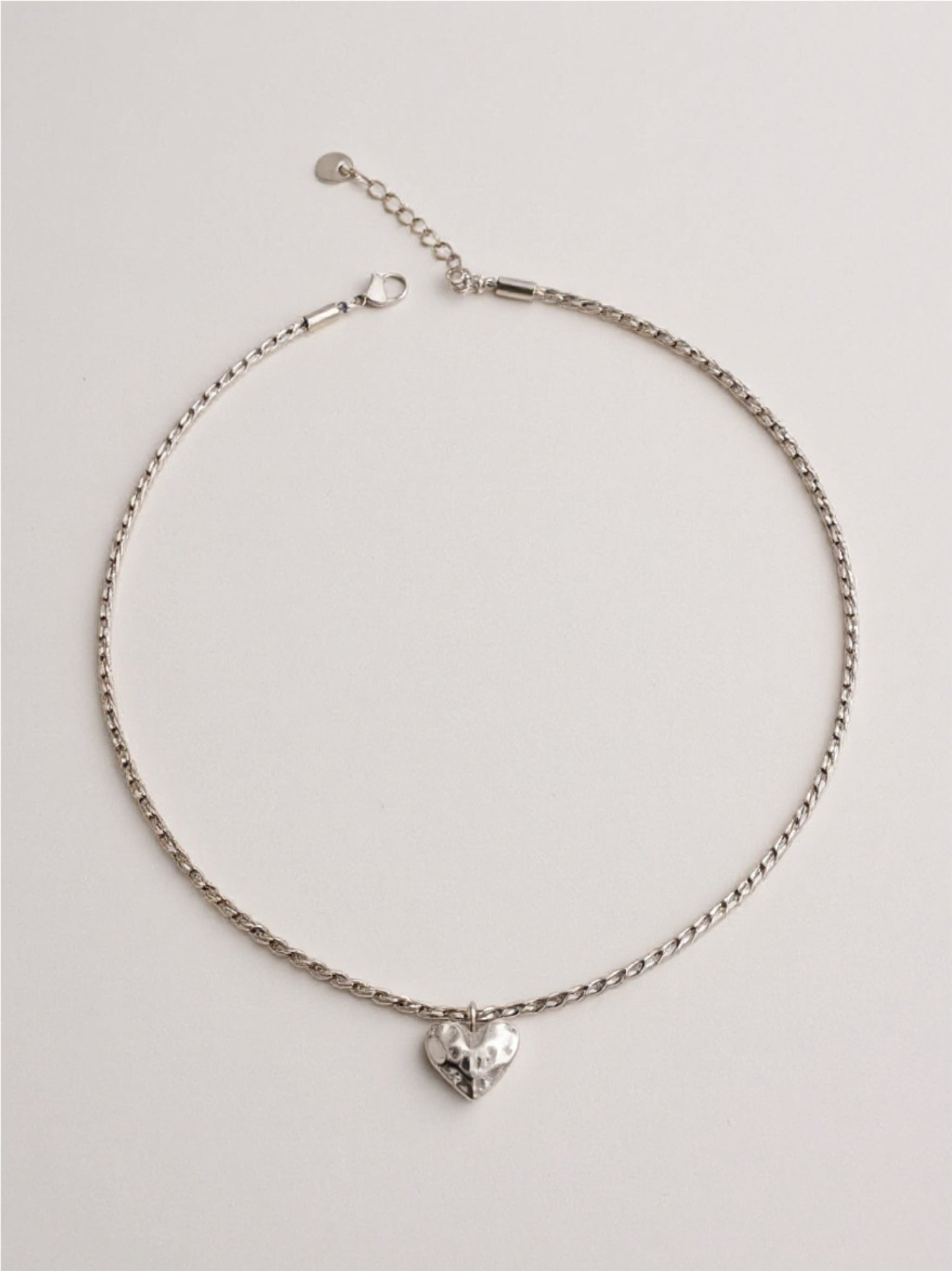 18K Gold Stainless Steel Heart Pendant Necklace