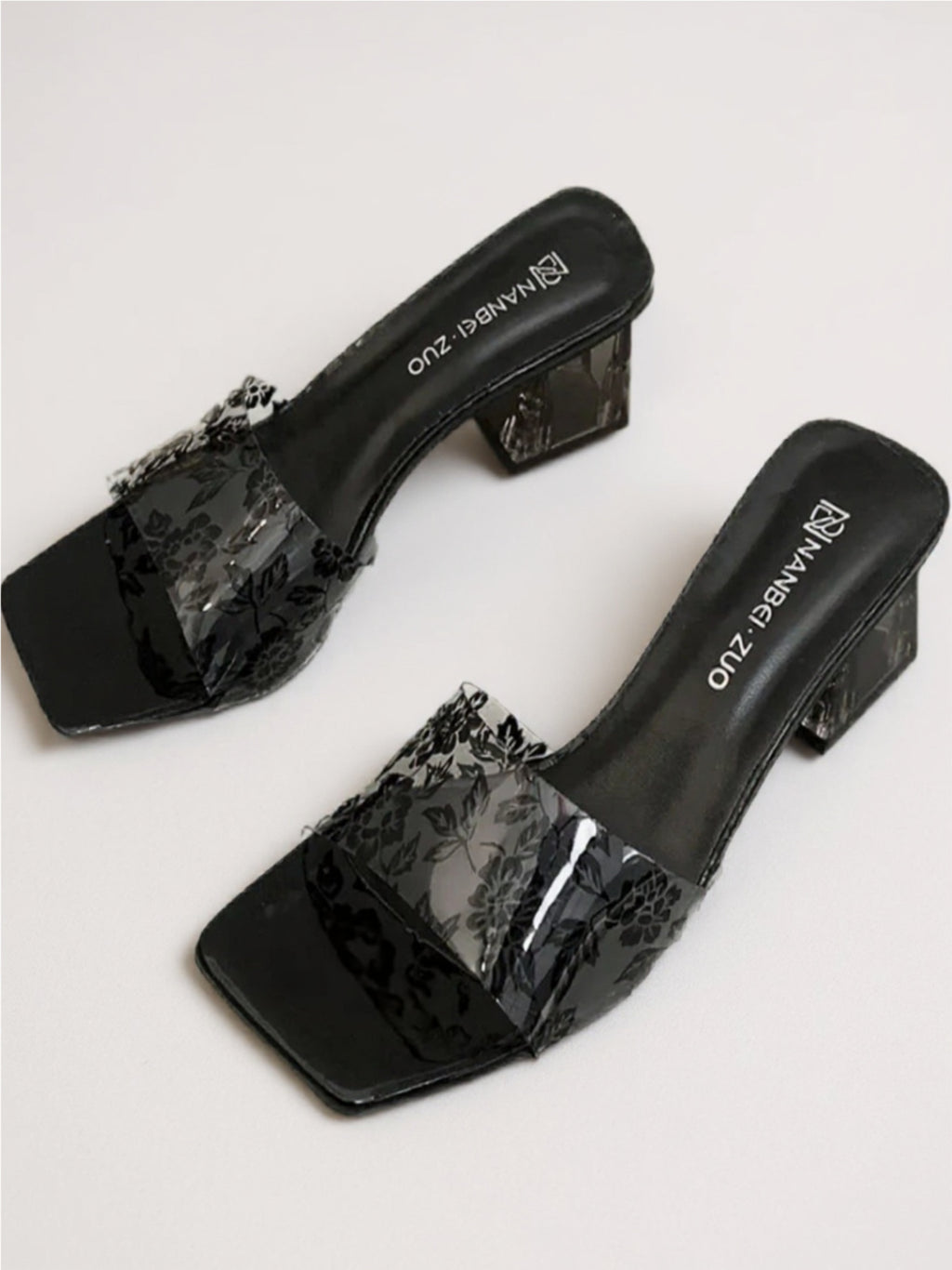 Open Toe Block Heels Sandals