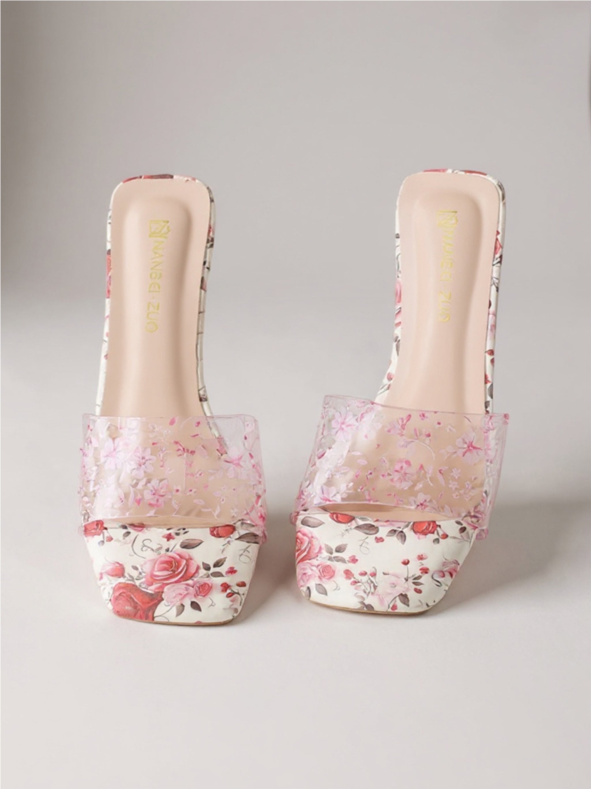 Open Toe Block Heels Sandals