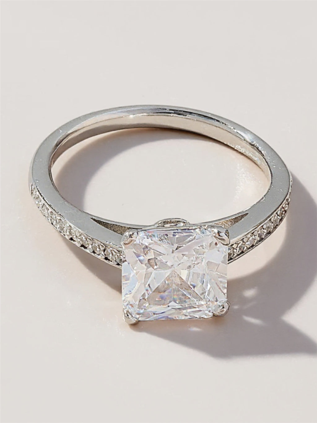 925 Sterling Silver CZ Ring