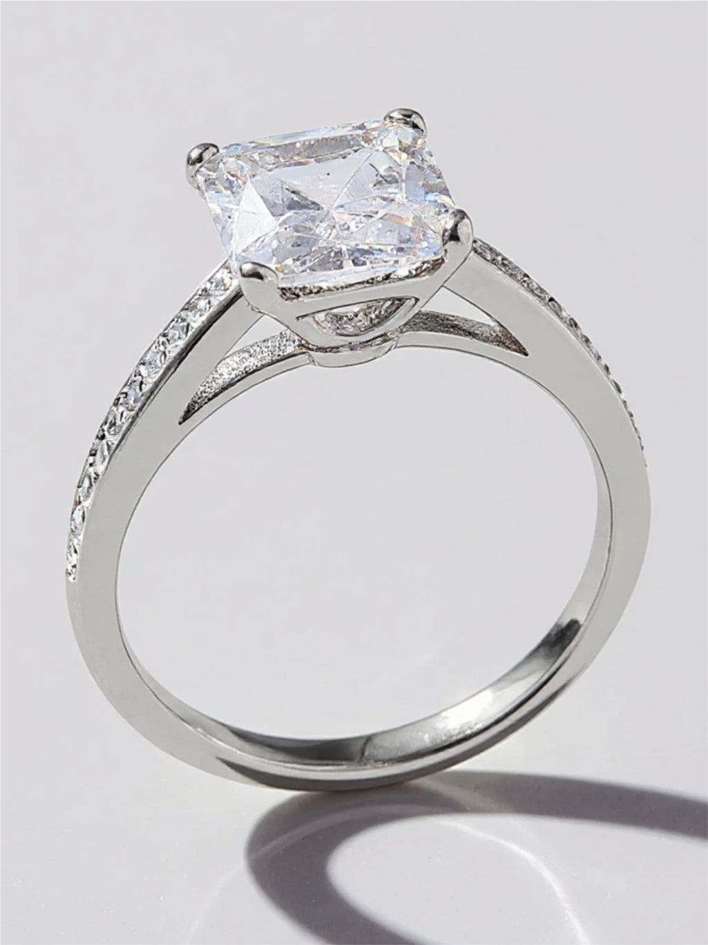 925 Sterling Silver CZ Ring