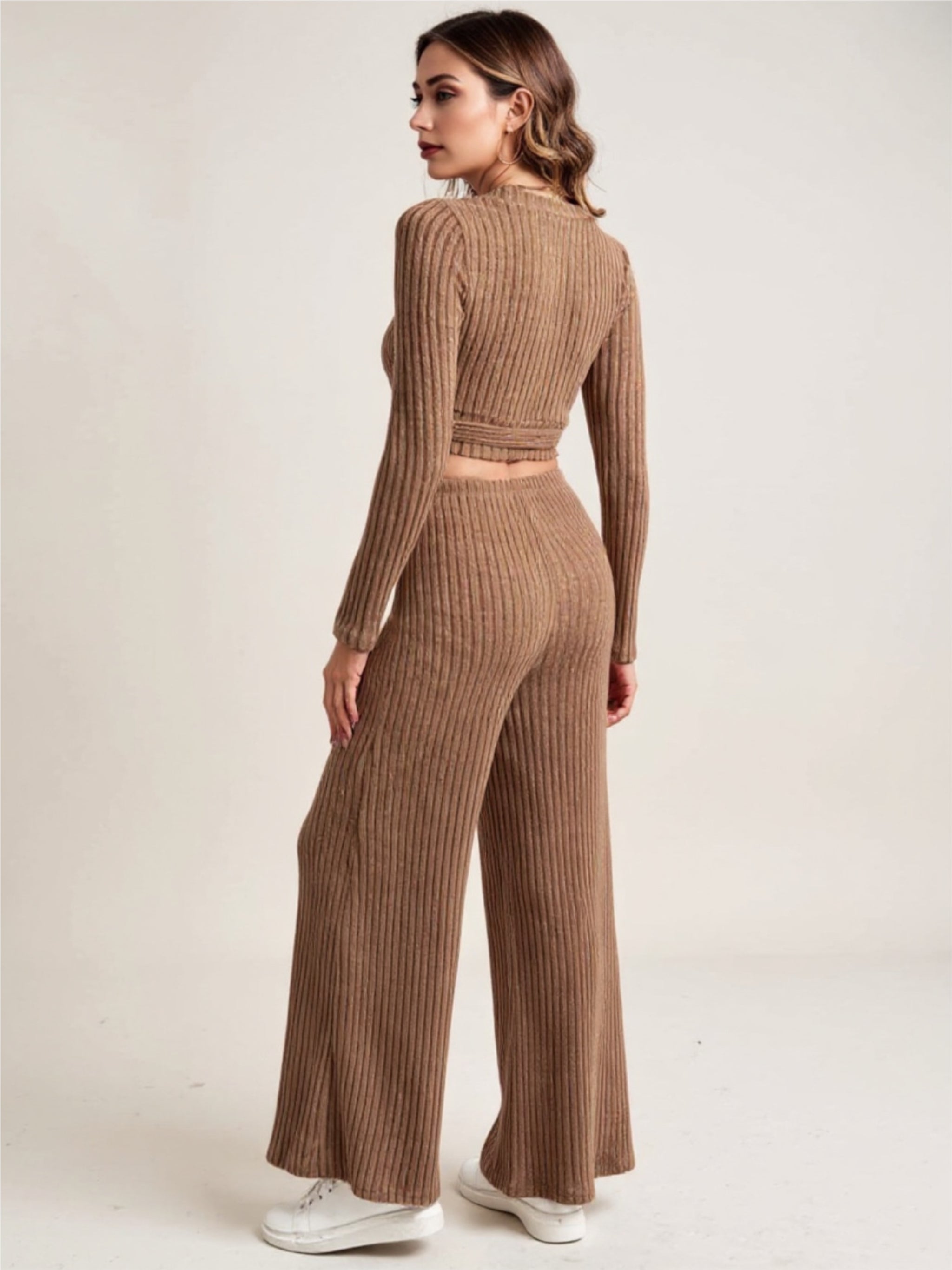 Caramel Long Sleeve Top & Pants Set
