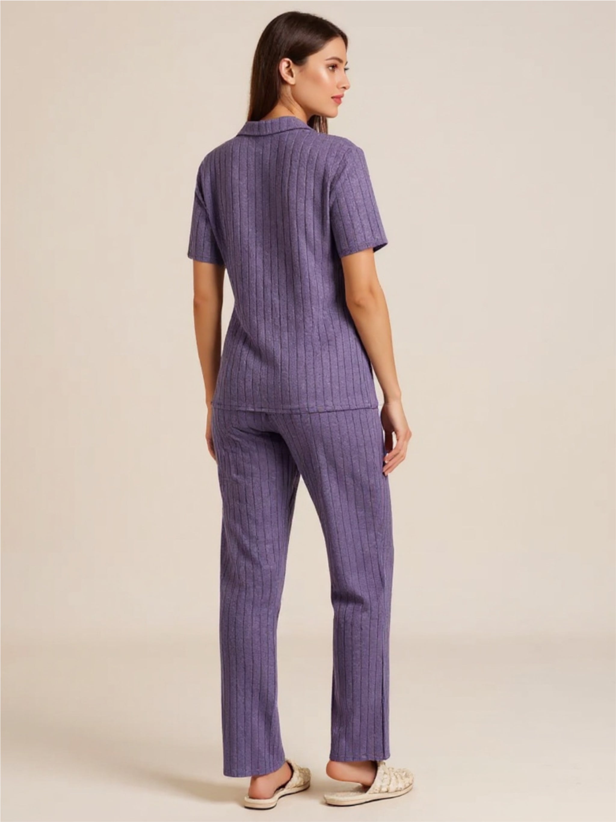 Button Down Top & Pants Pajama Set