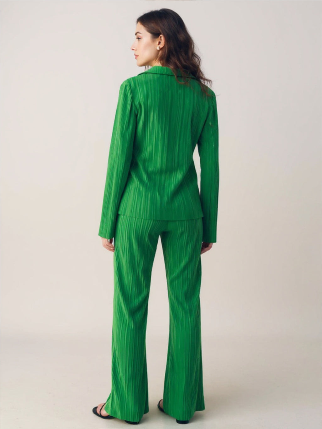 Texture Long Sleeve Top & Pants Lounge Set