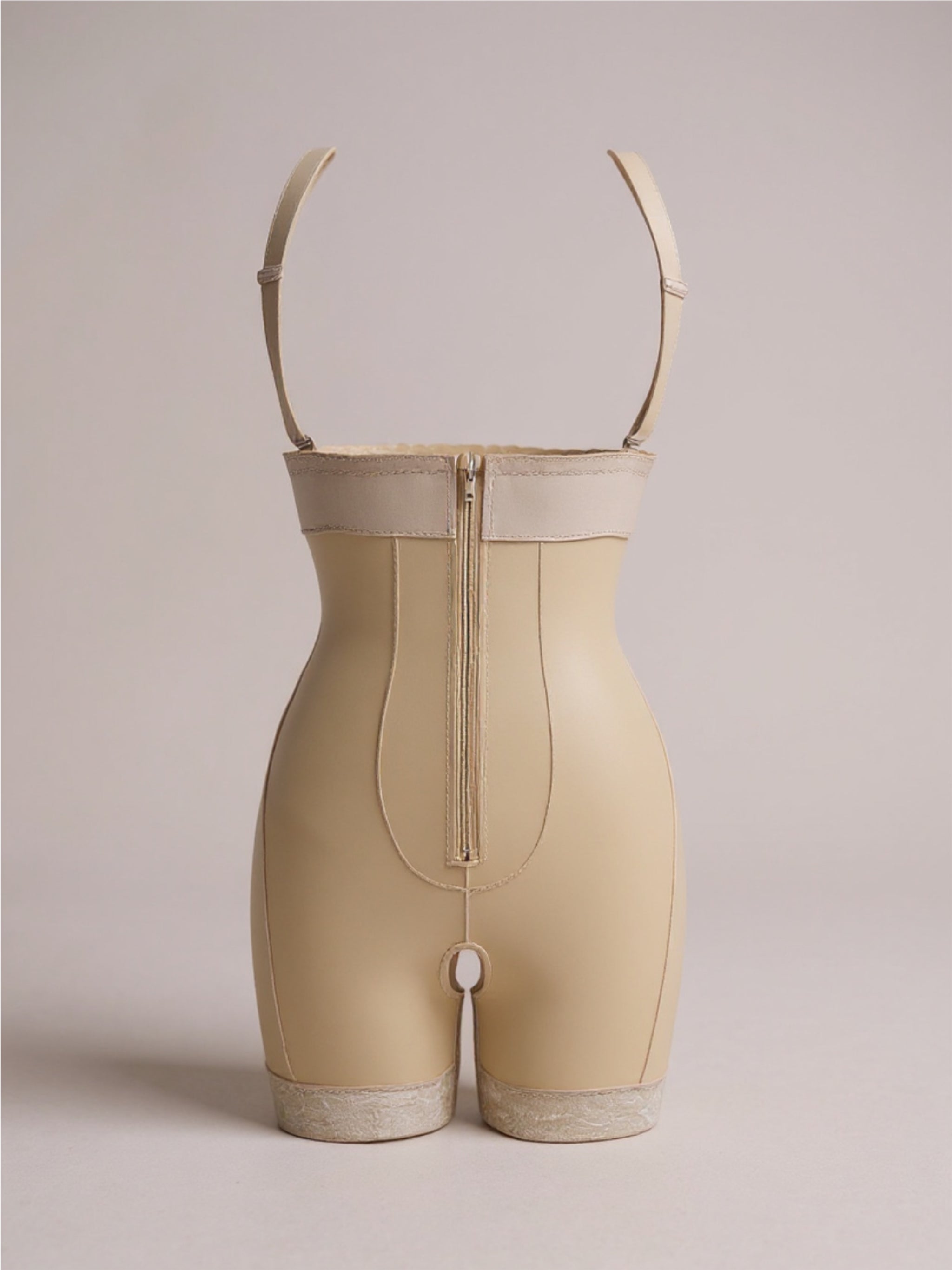 Zip Up Under-Bust Shaping Bodysuit Shapewear