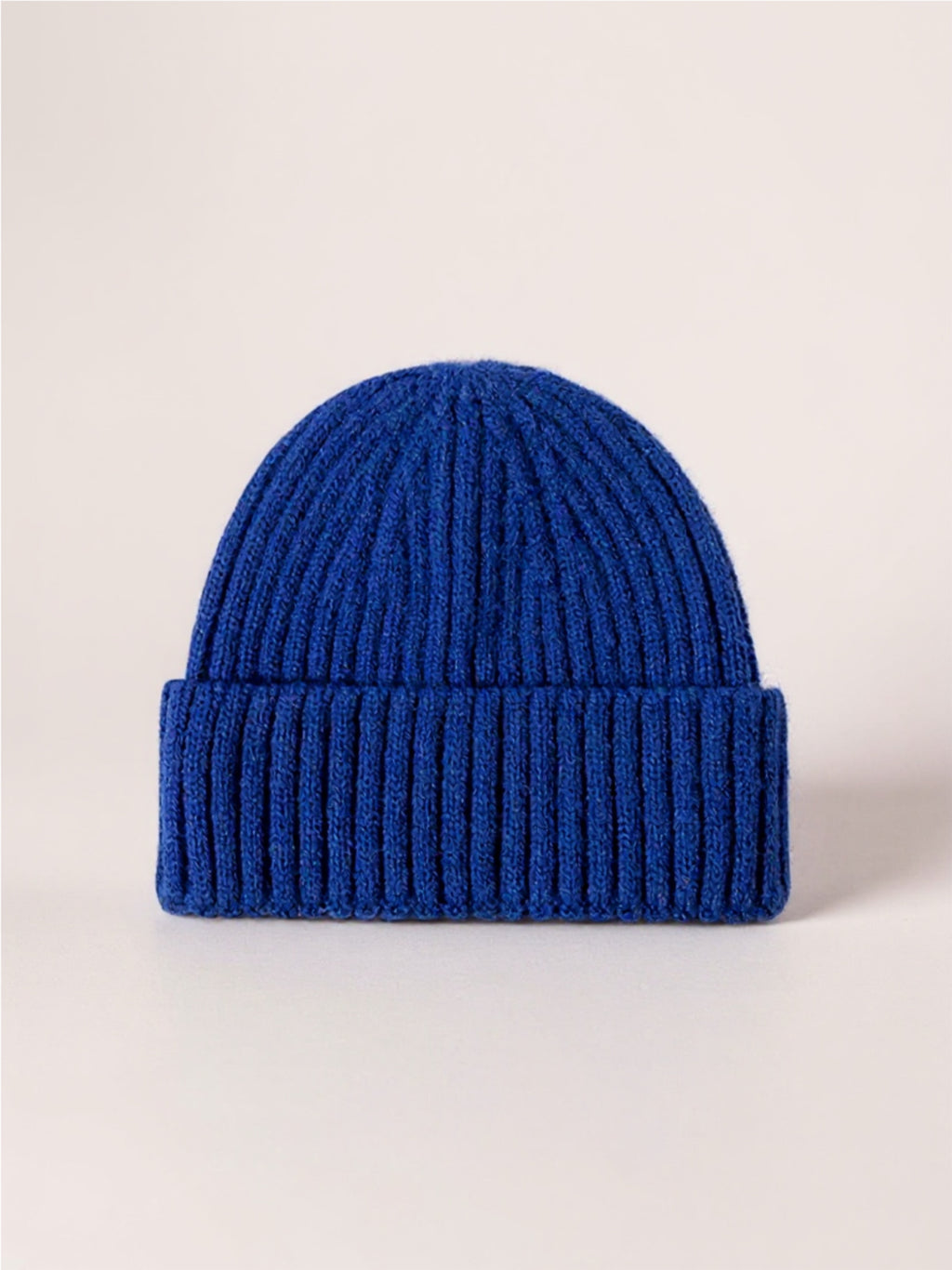 Rib-Knit Cuff Beanie
