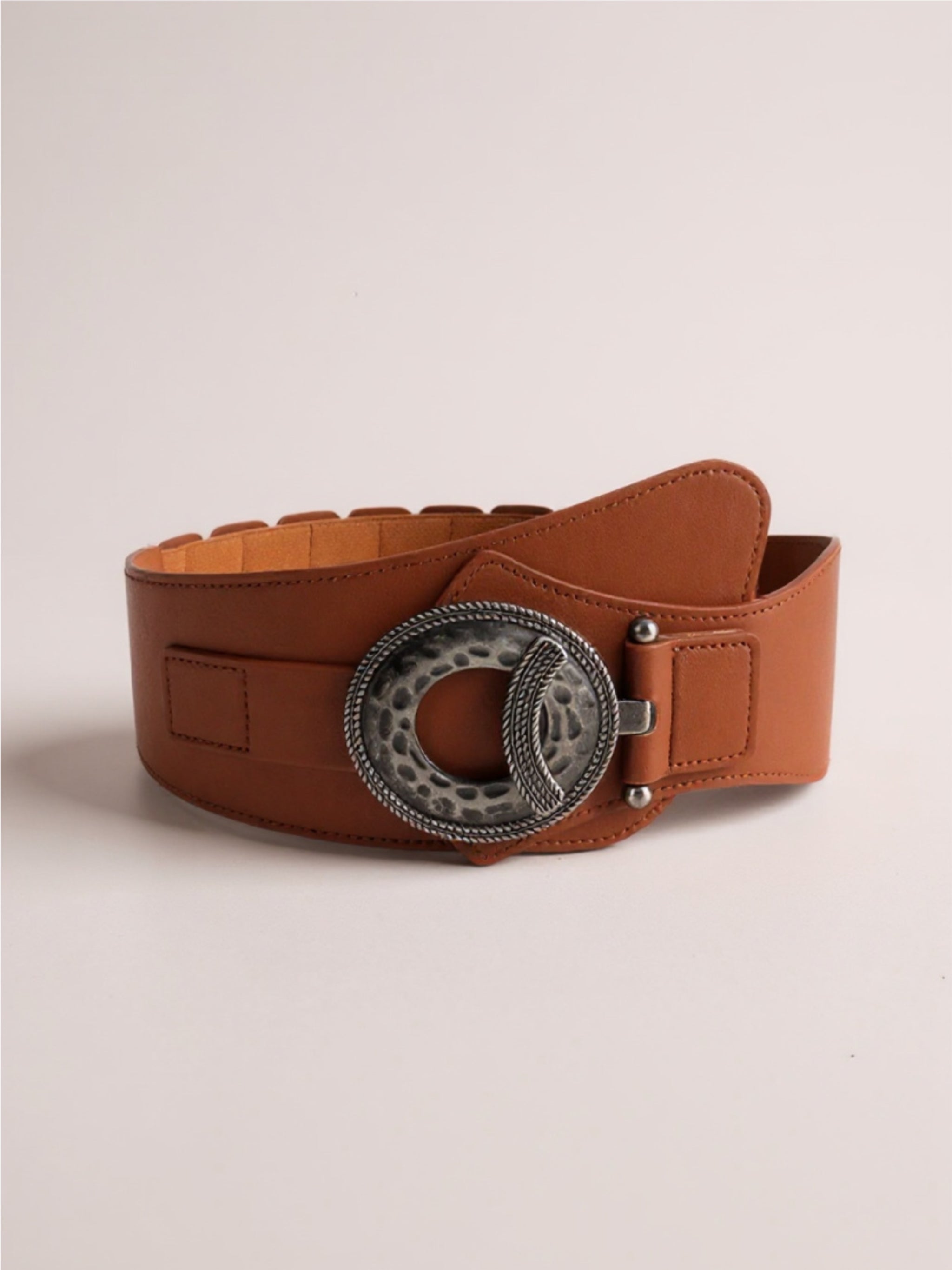 Retro Elastic Wide Belt