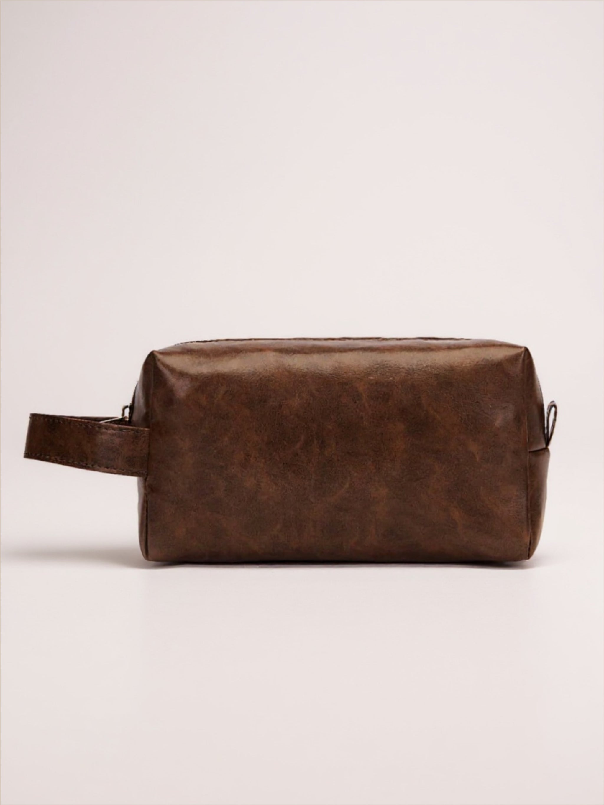 Vegan Leather Makeup Bag