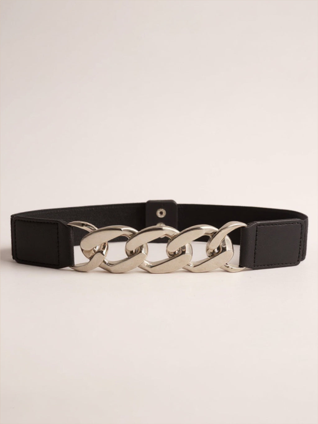 Gold Chain Detailed Elastic Belt