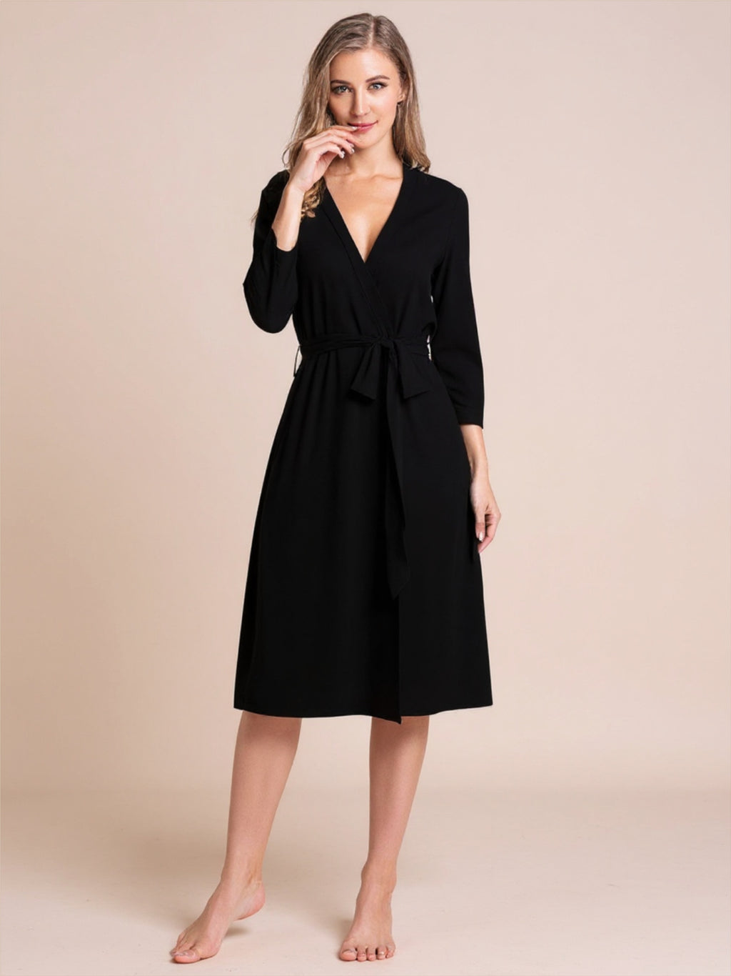 Tie Waist Robe