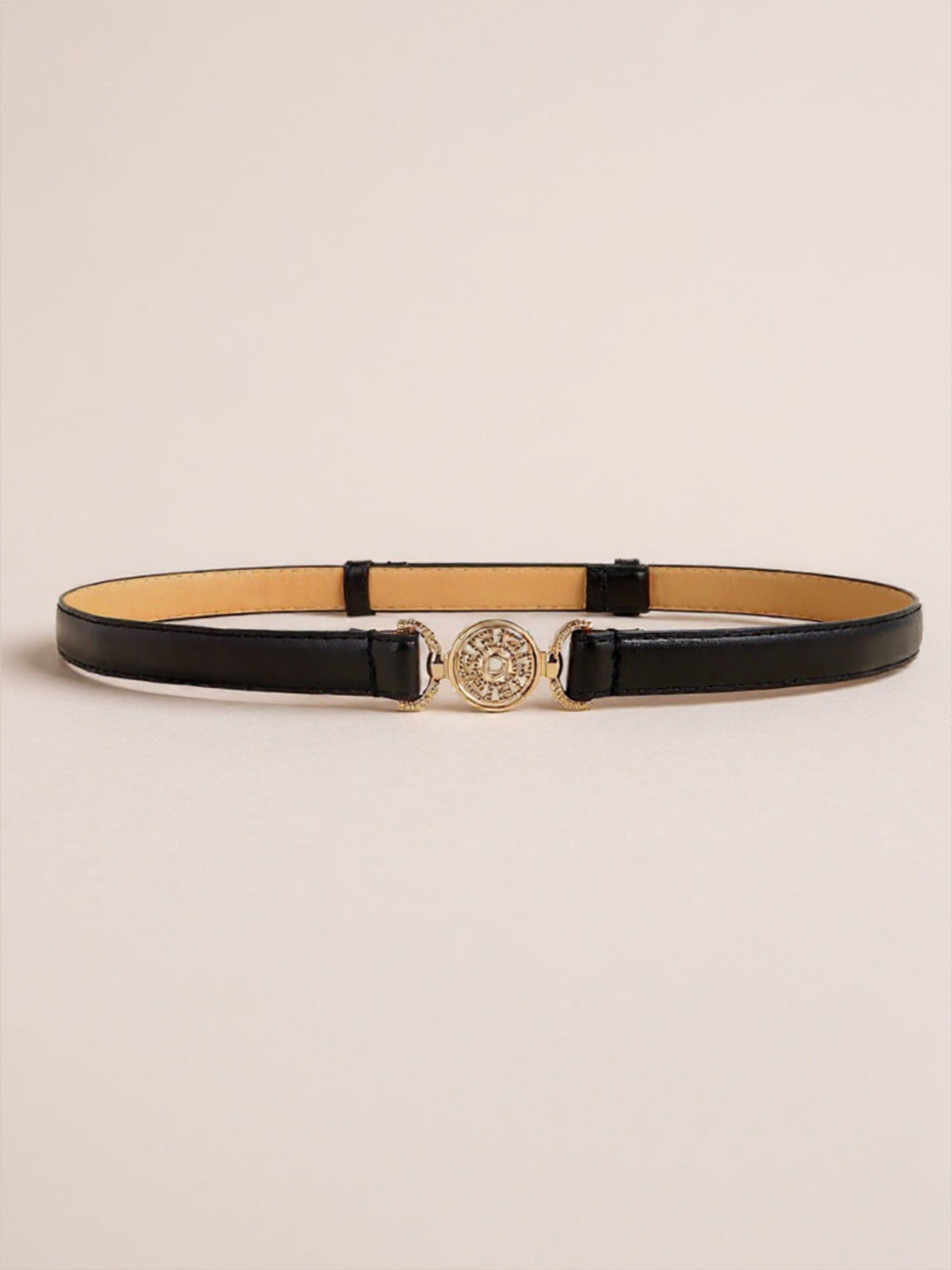Rhinestone Vegan Leather Belt