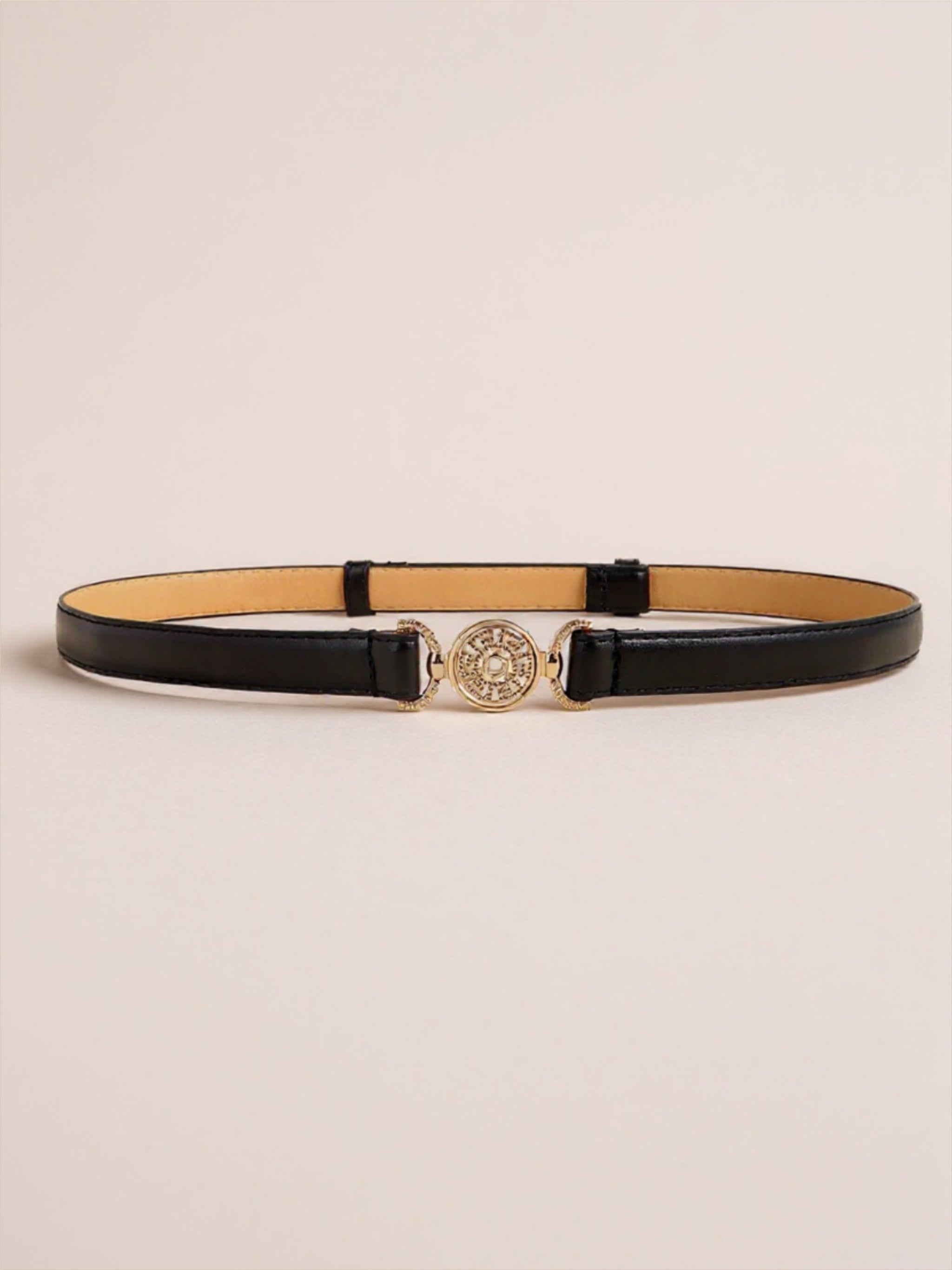 Rhinestone Vegan Leather Belt