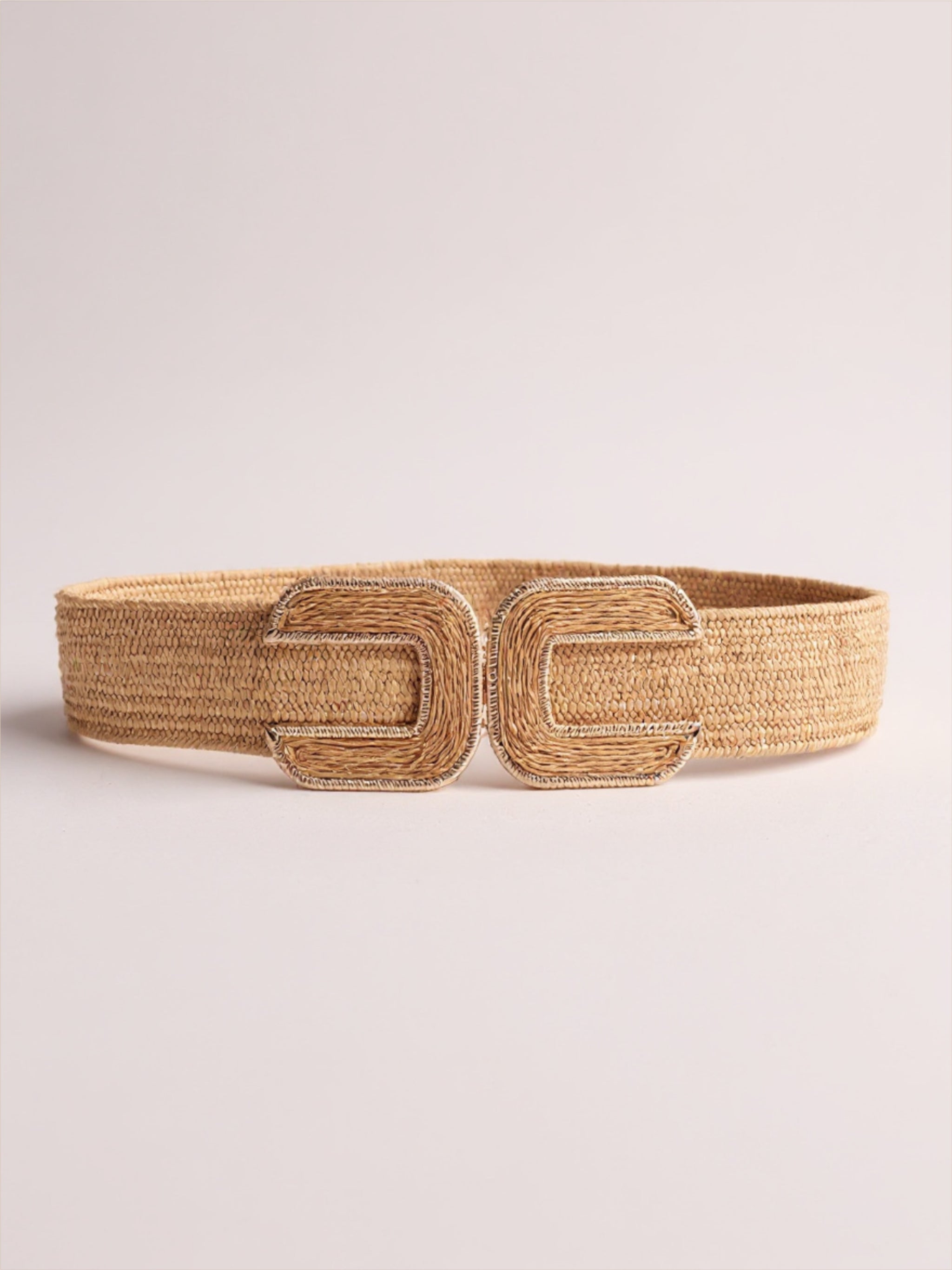 Wide Braided Belt