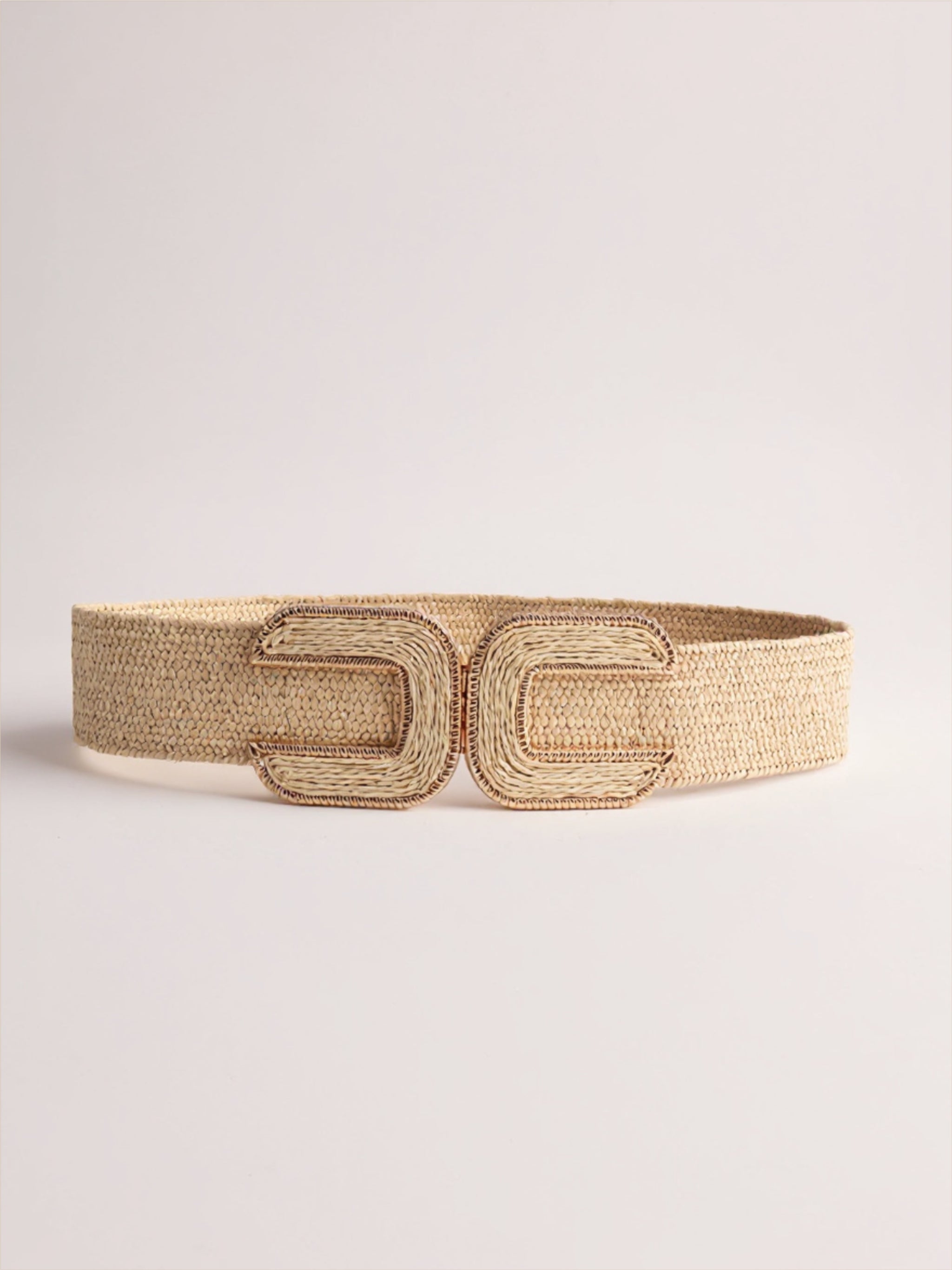 Wide Braided Belt