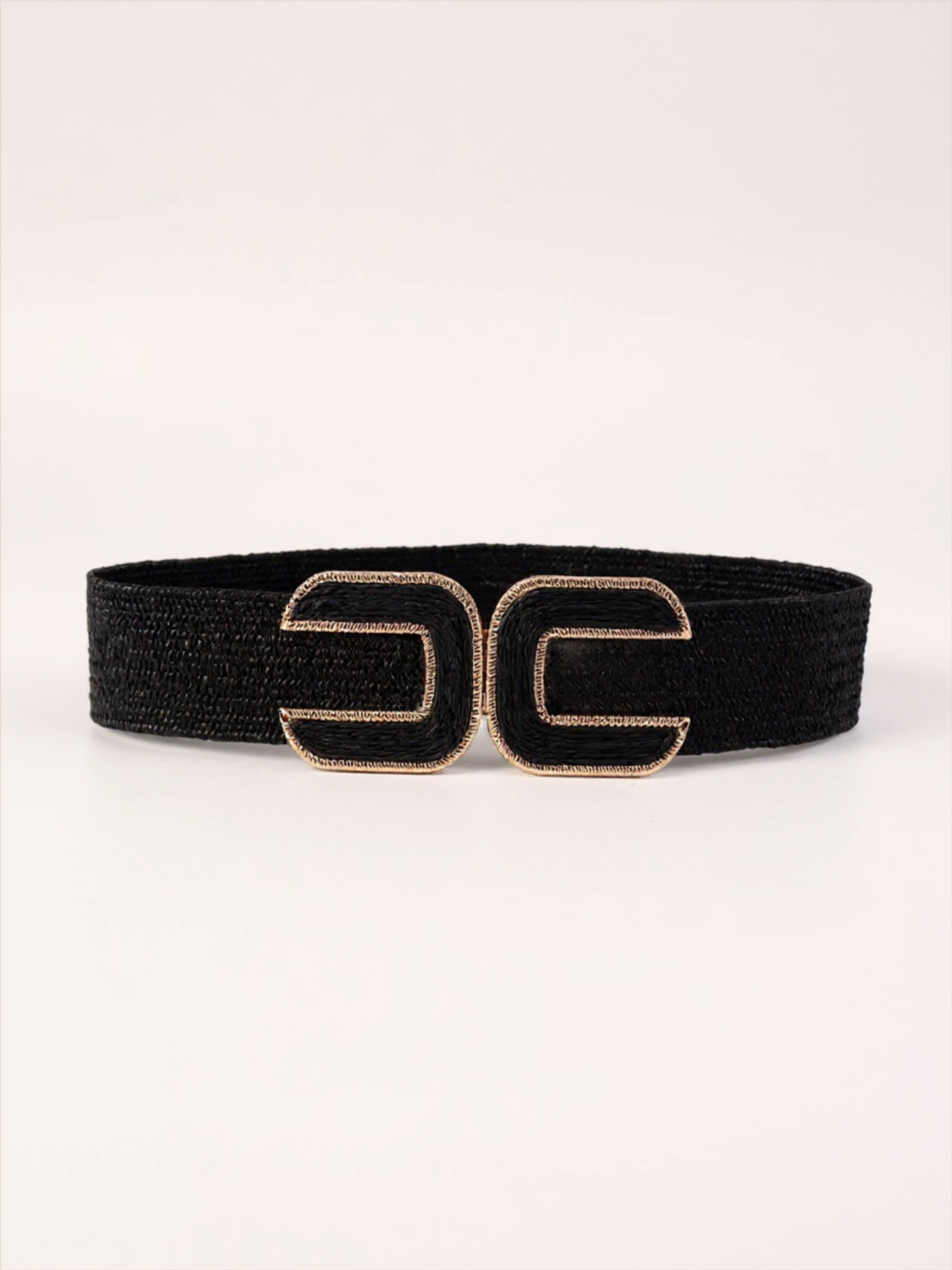 Wide Braided Belt