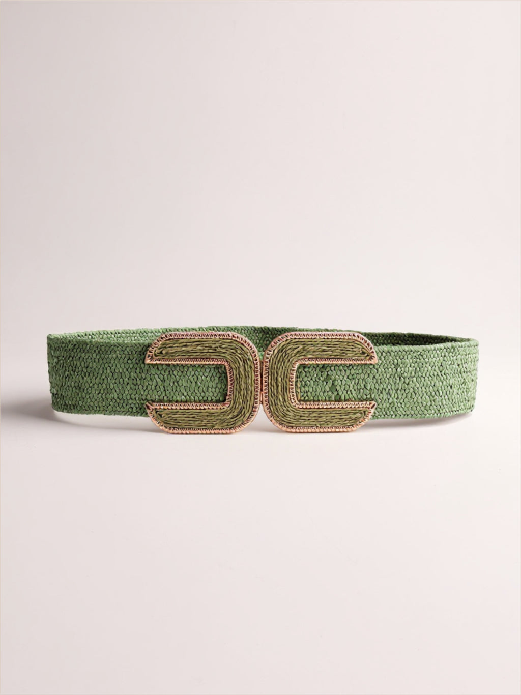 Wide Braided Belt