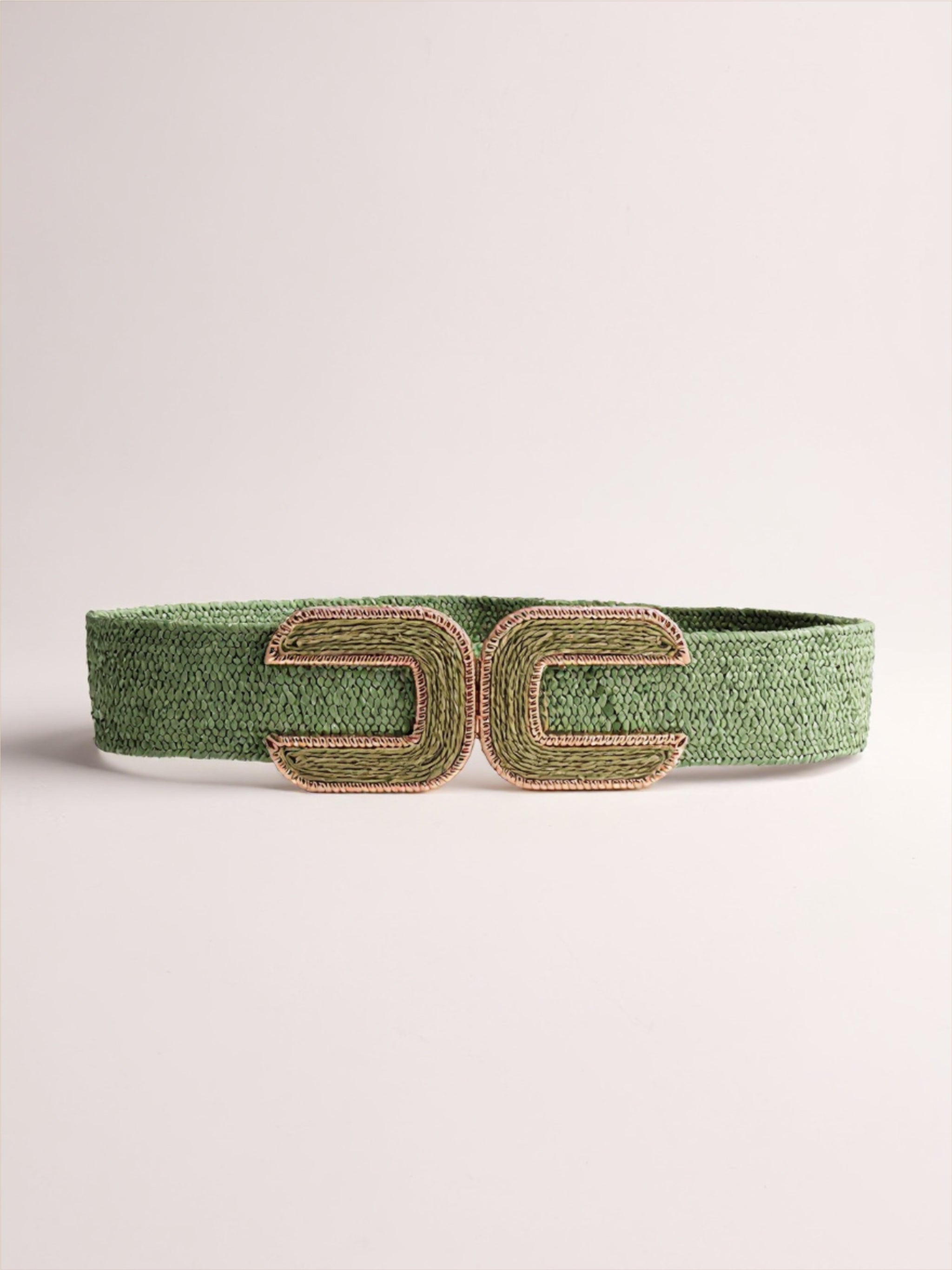 Wide Braided Belt