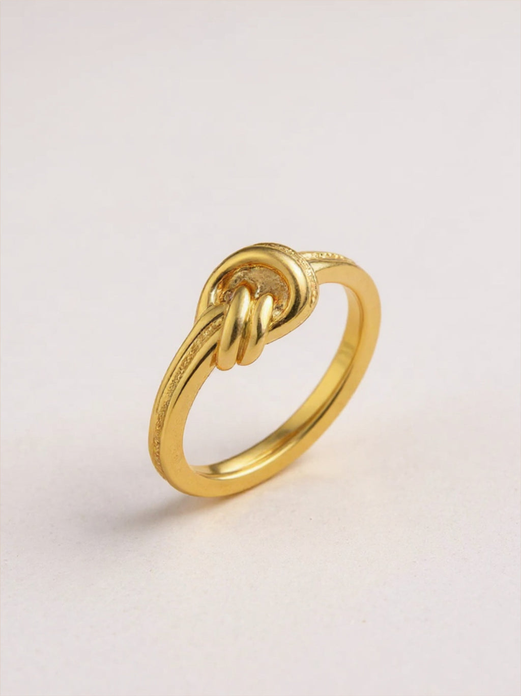 Titanium Steel Knot Ring