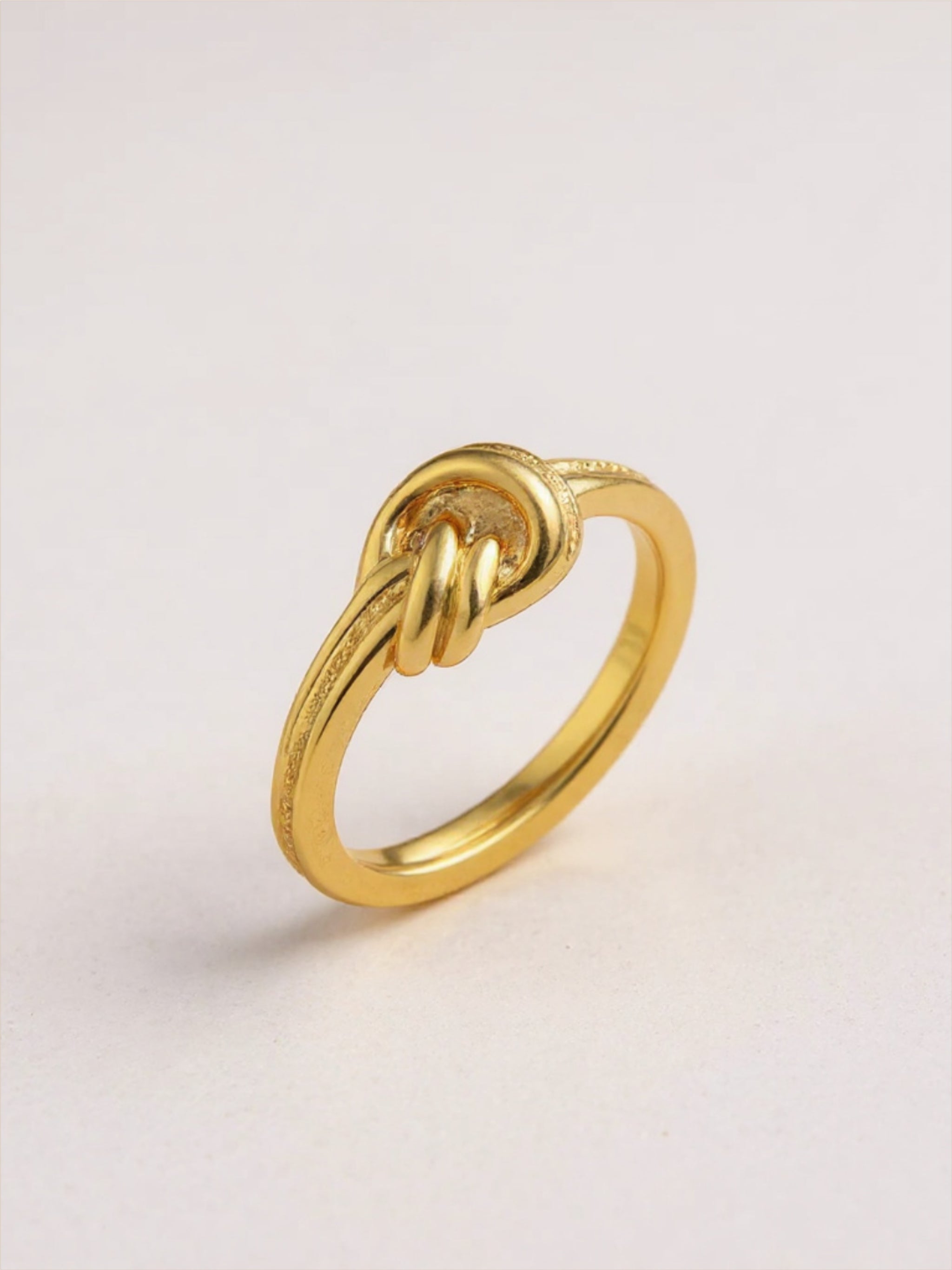 Titanium Steel Knot Ring