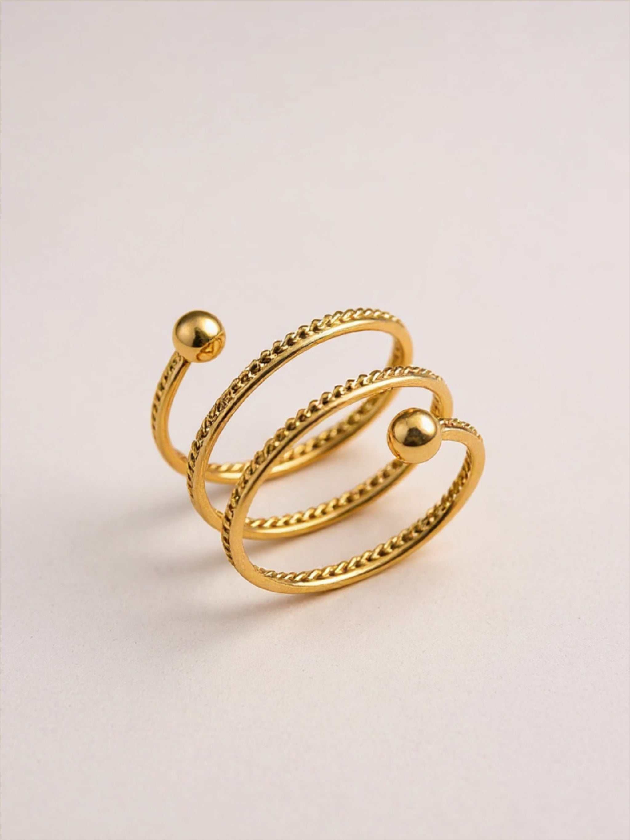 Titanium Steel Wrap Ring