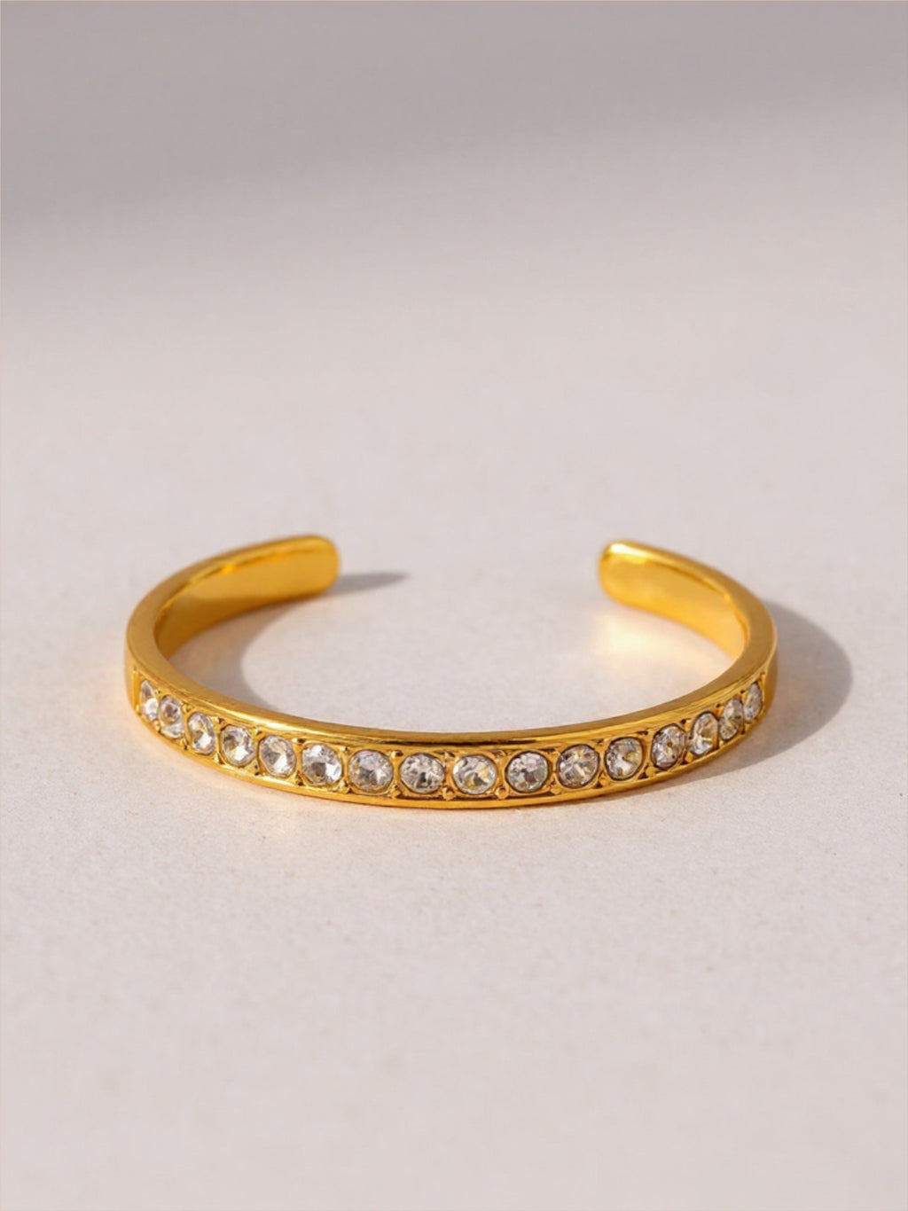 Stainless Steel Inlaid CZ Bracelet