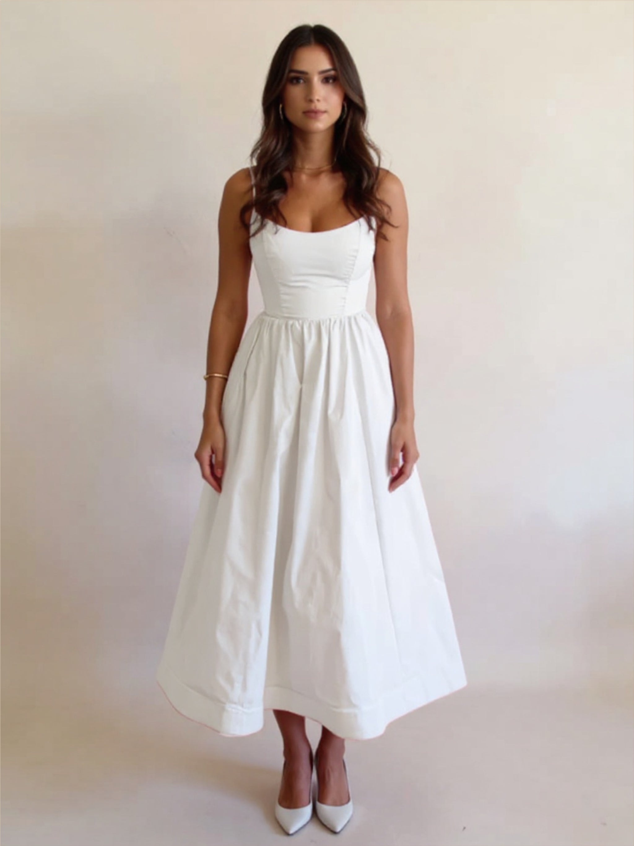 Round Neck Maxi Dress