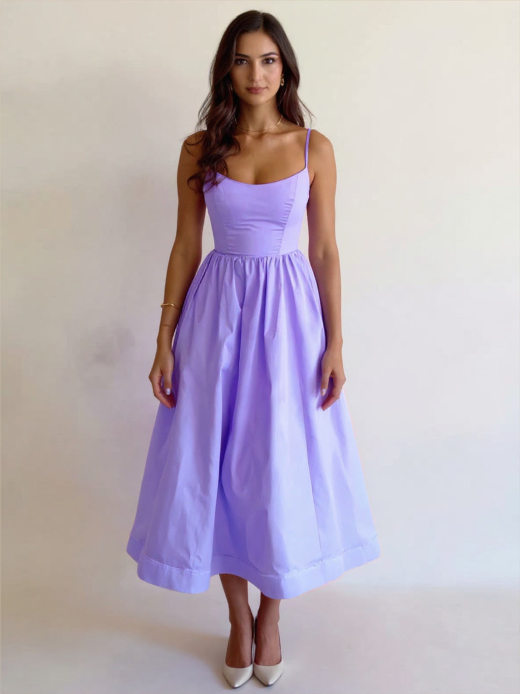 Round Neck Maxi Dress