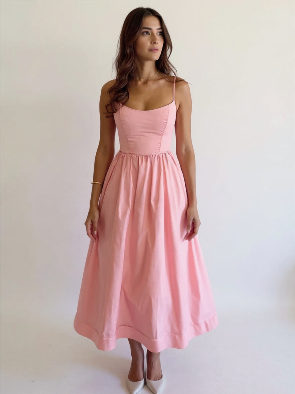 Round Neck Maxi Dress