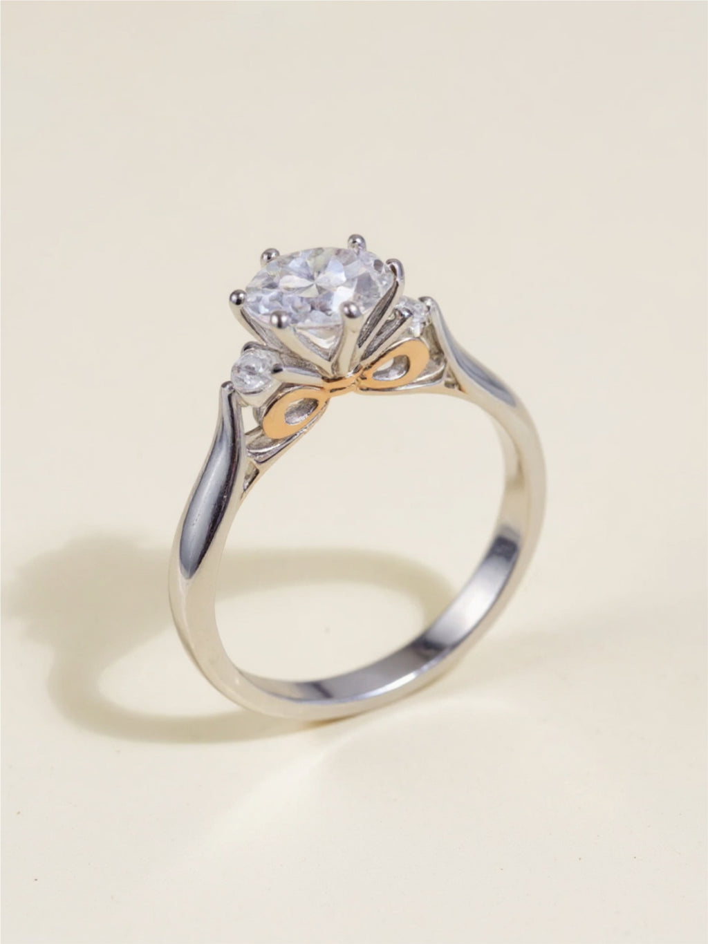 2 Carat Moissanite 925 Sterling Silver Ring