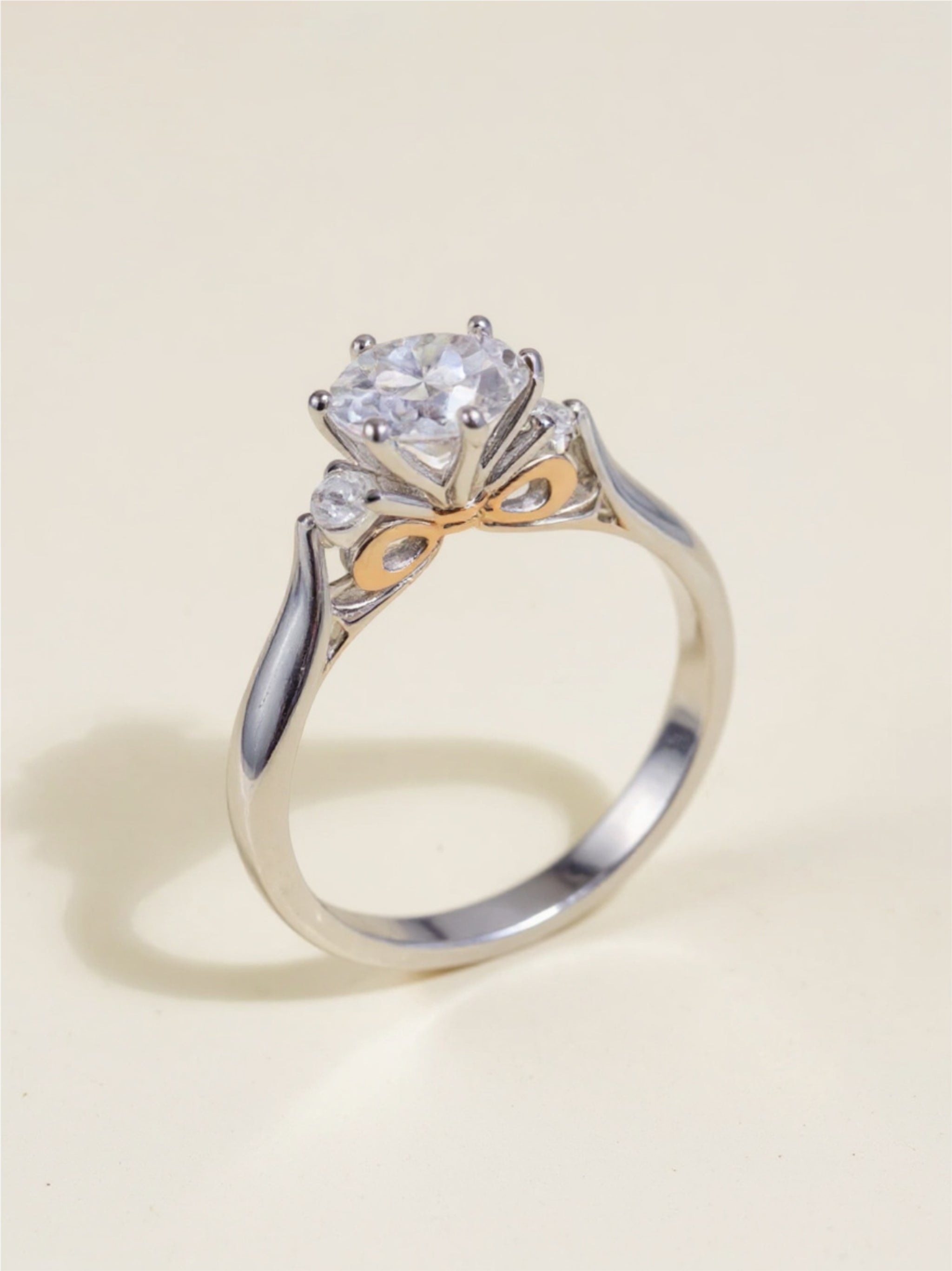 2 Carat Moissanite 925 Sterling Silver Ring