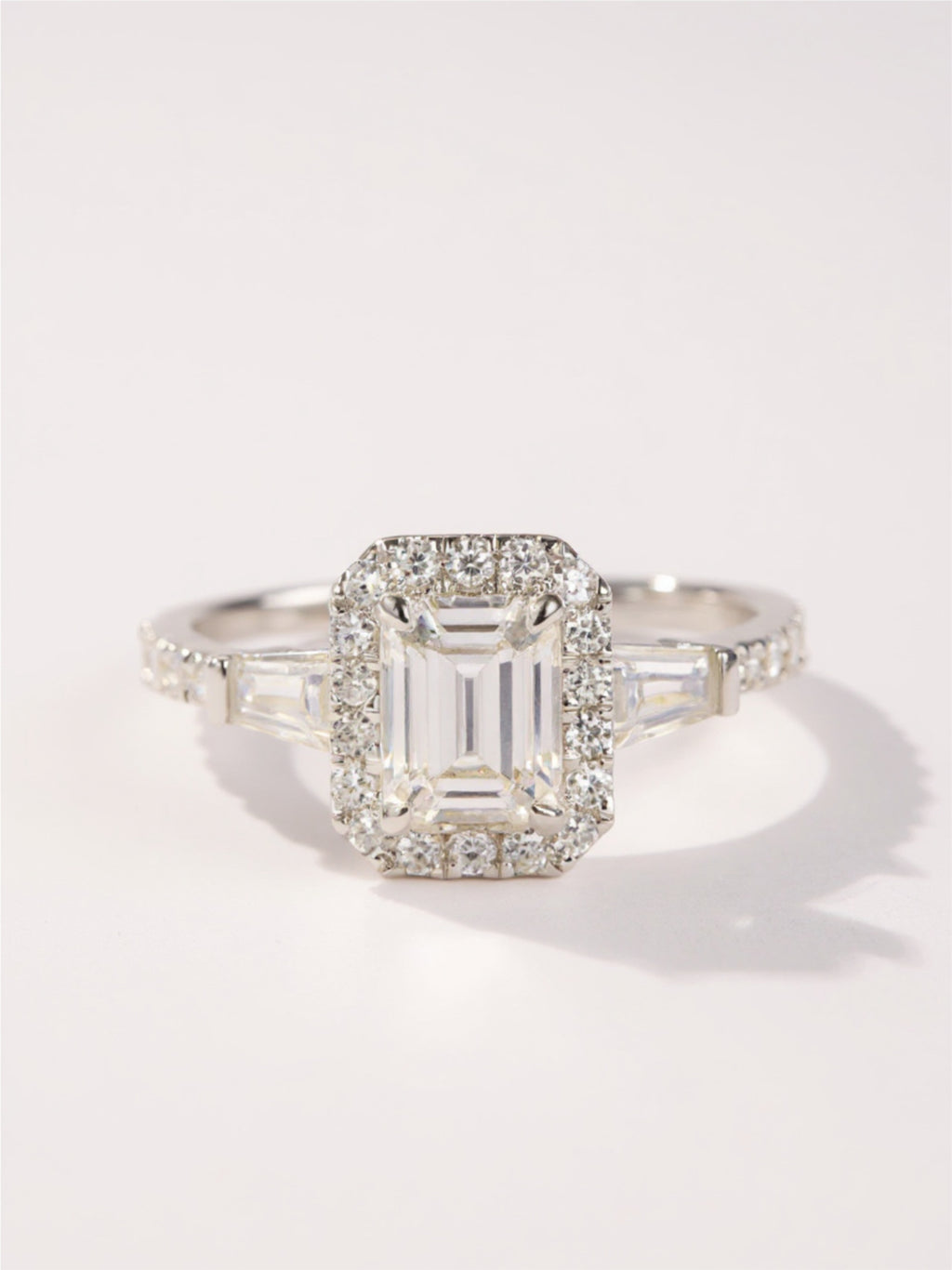 1 Carat Moissanite 925 Sterling Silver Ring