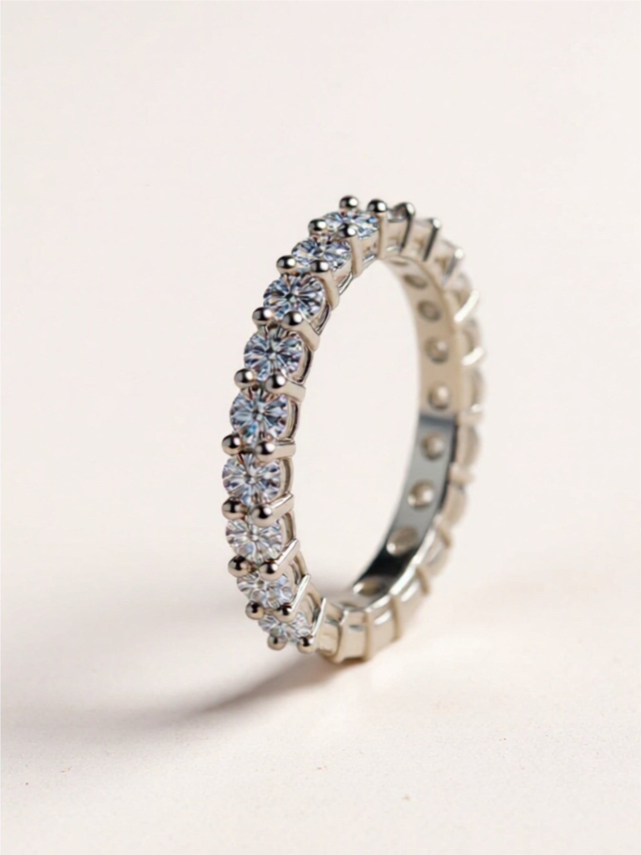 Moissanite 925 Sterling Silver Ring