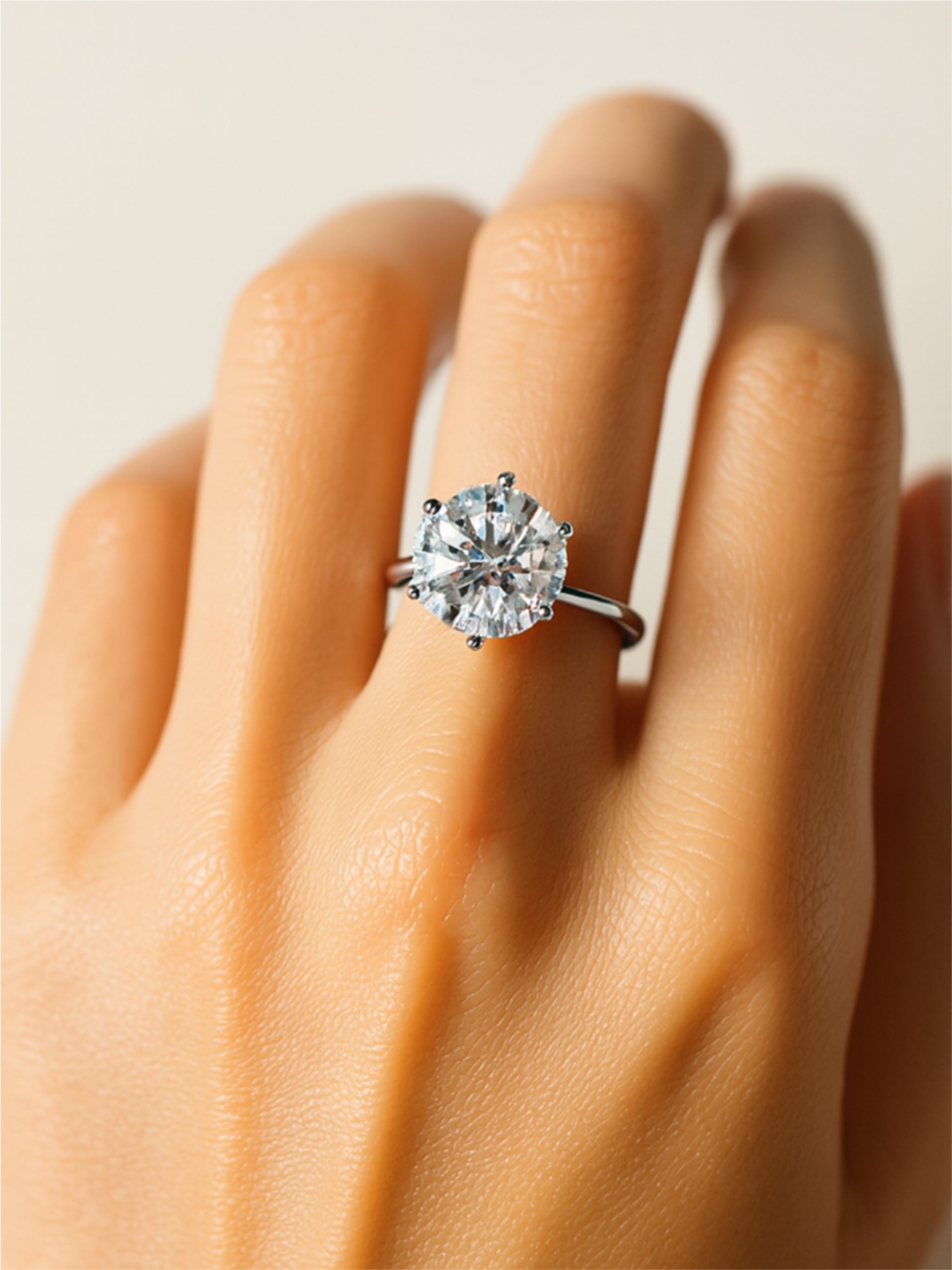 10 Carat Moissanite 925 Sterling Silver Ring