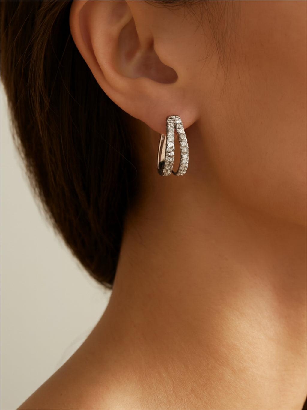 Moissanite 925 Sterling Silver Earrings