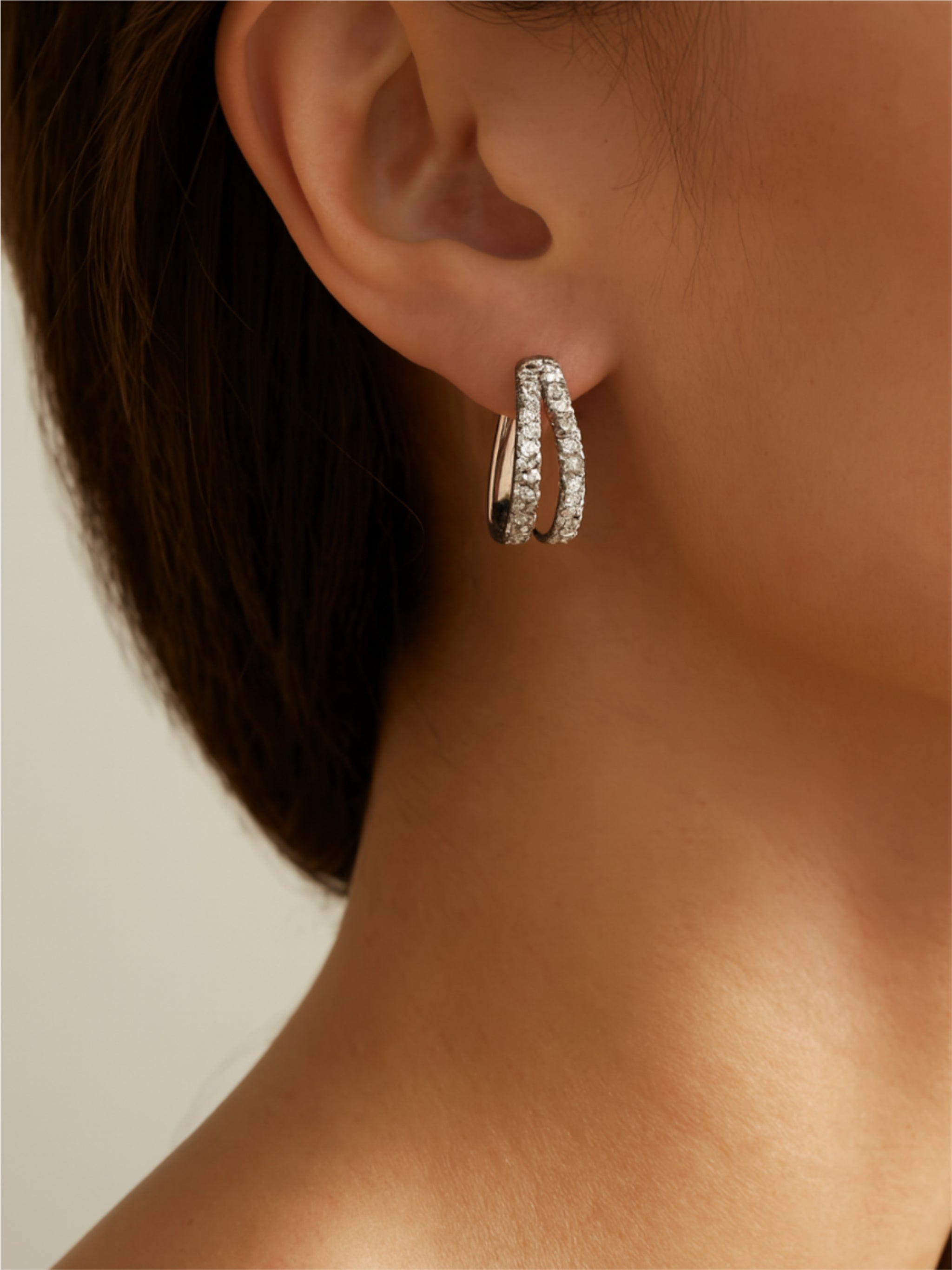 Moissanite 925 Sterling Silver Earrings