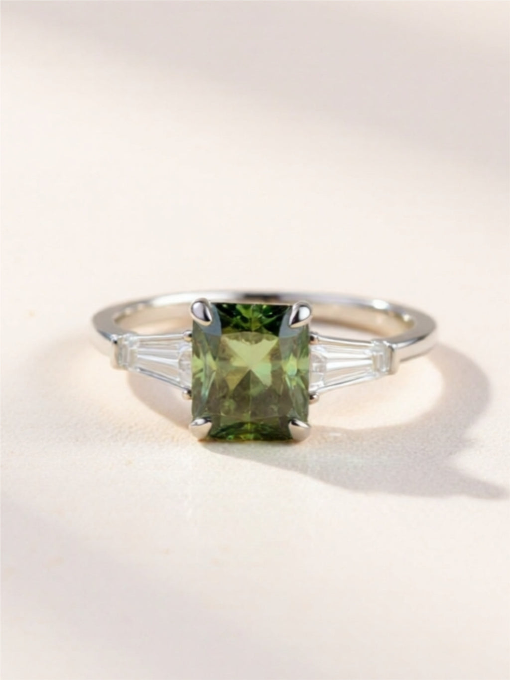 2 Carat Moissanite 925 Sterling Silver Ring