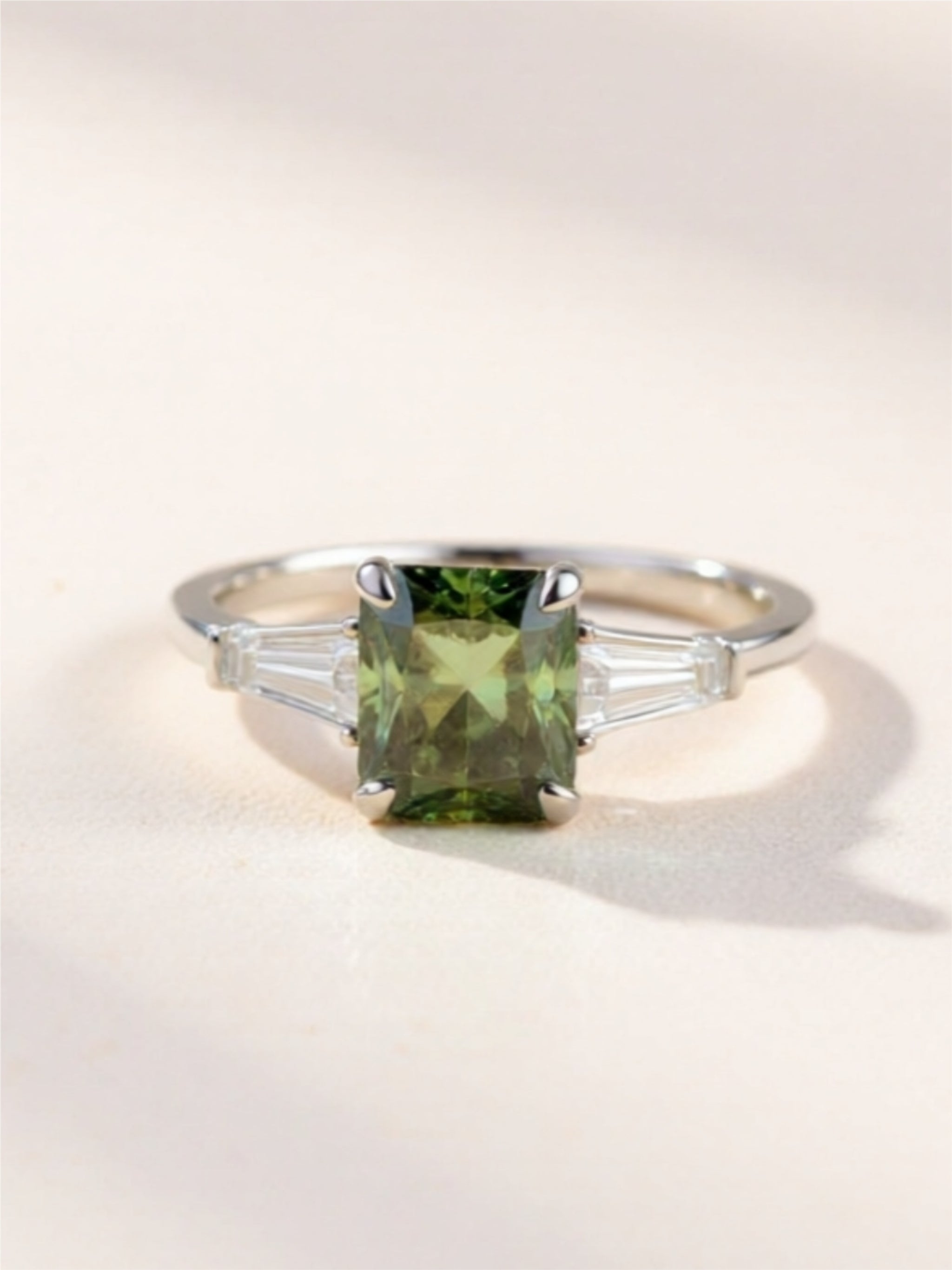 2 Carat Moissanite 925 Sterling Silver Ring