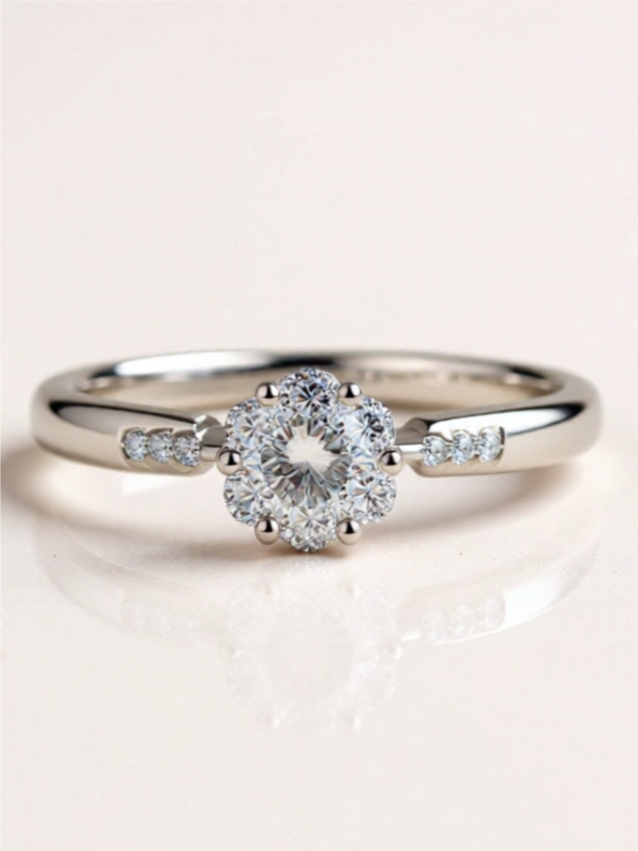 Moissanite 925 Sterling Silver Ring