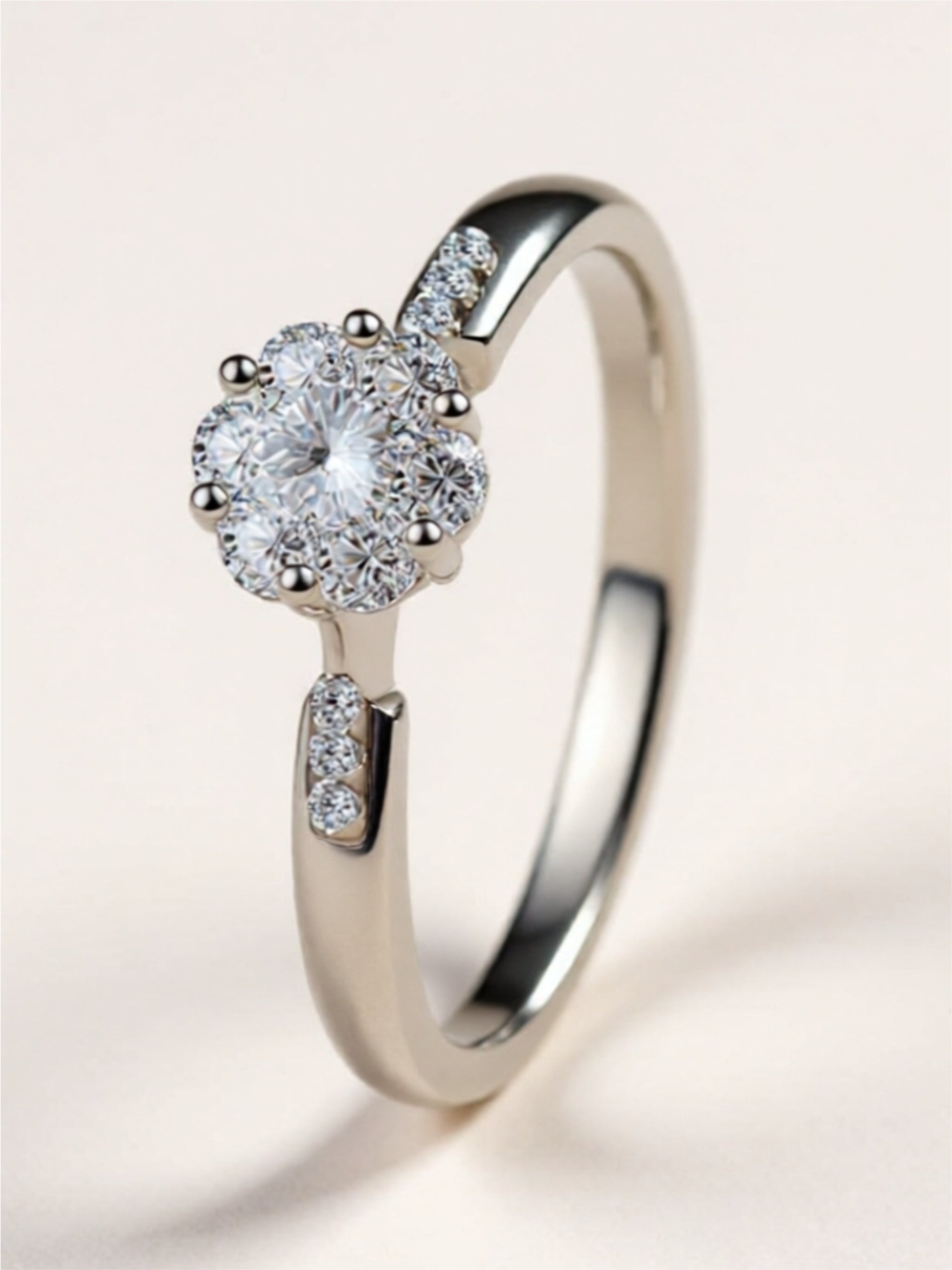 Moissanite 925 Sterling Silver Ring