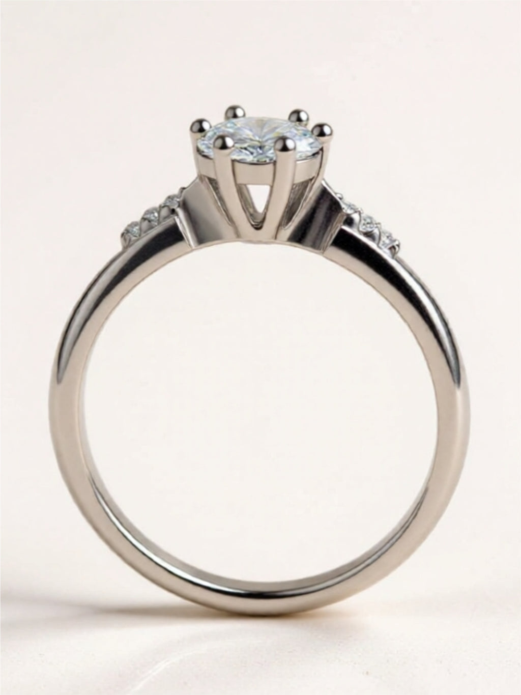 Moissanite 925 Sterling Silver Ring