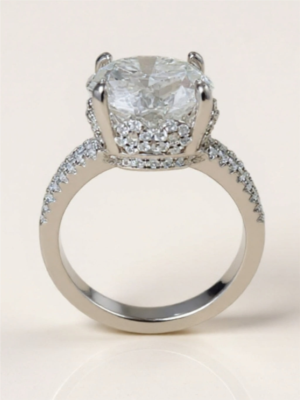 5 Carat Moissanite 925 Sterling Silver Ring