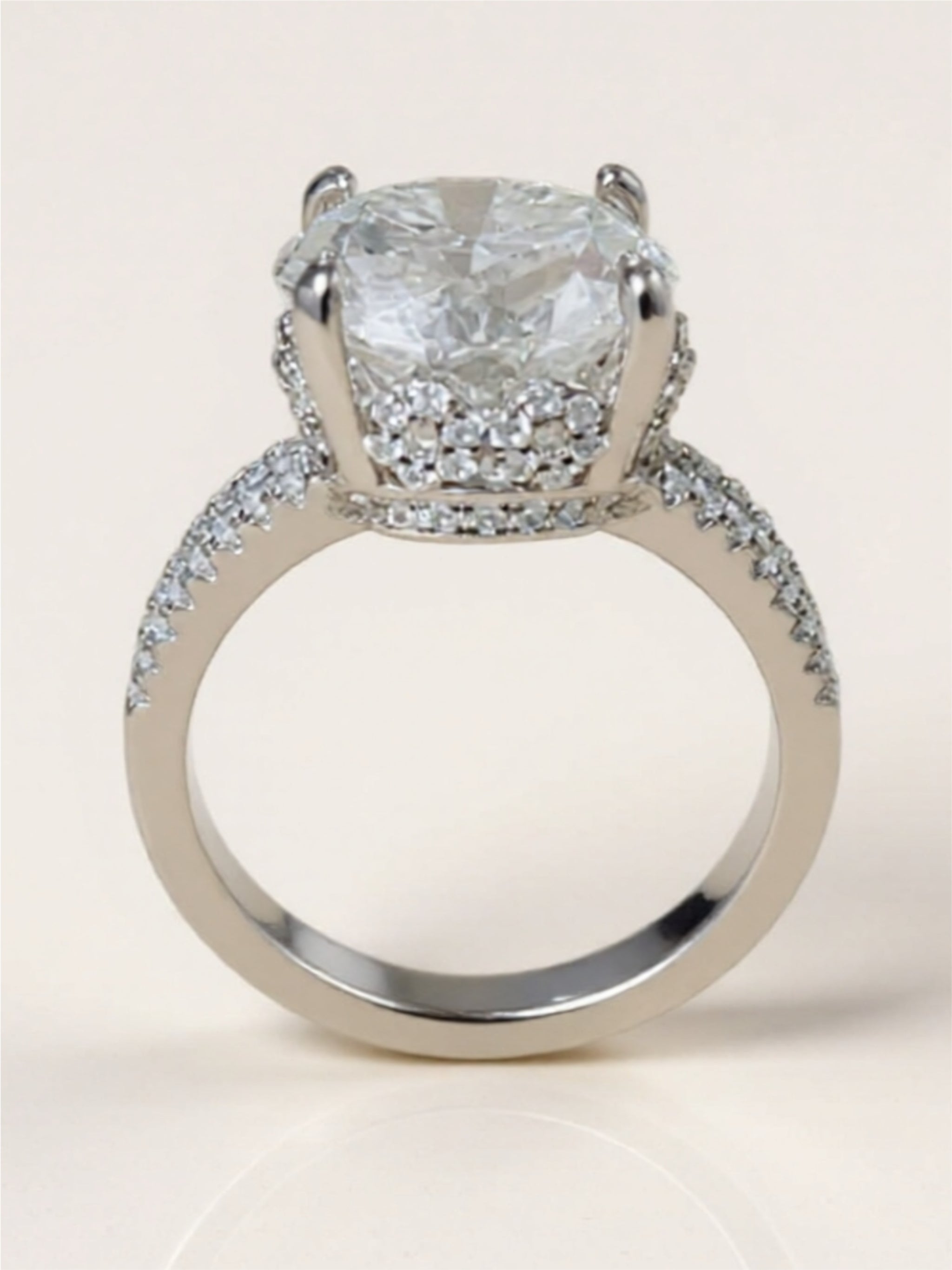 5 Carat Moissanite 925 Sterling Silver Ring