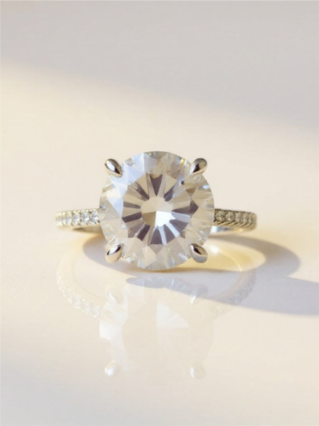 5 Carat Moissanite 925 Sterling Silver Ring